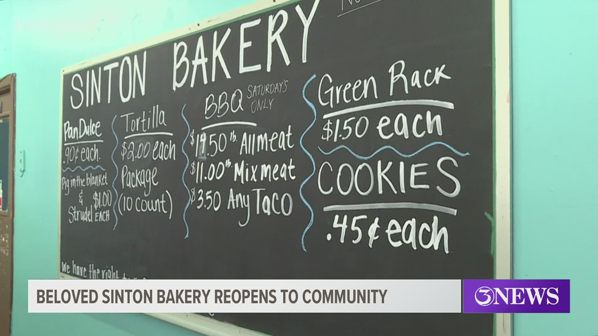 Sinton Bakery has been a staple in the town for three decades now. After having to close in 2021, they were finally able to reopen to a surge of community support.