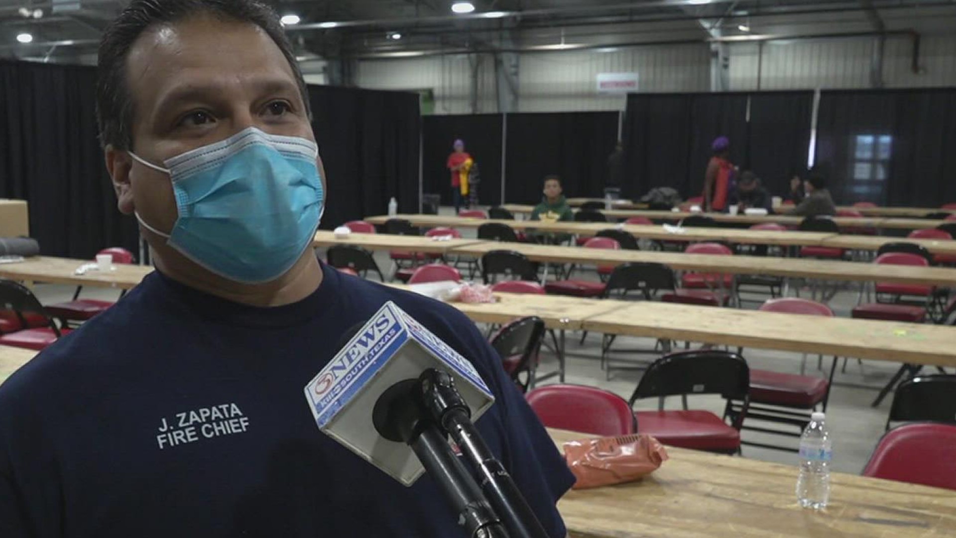 Our Brandon Schaff spoke with folks at the Richard M. Borchard fairground warming centers.