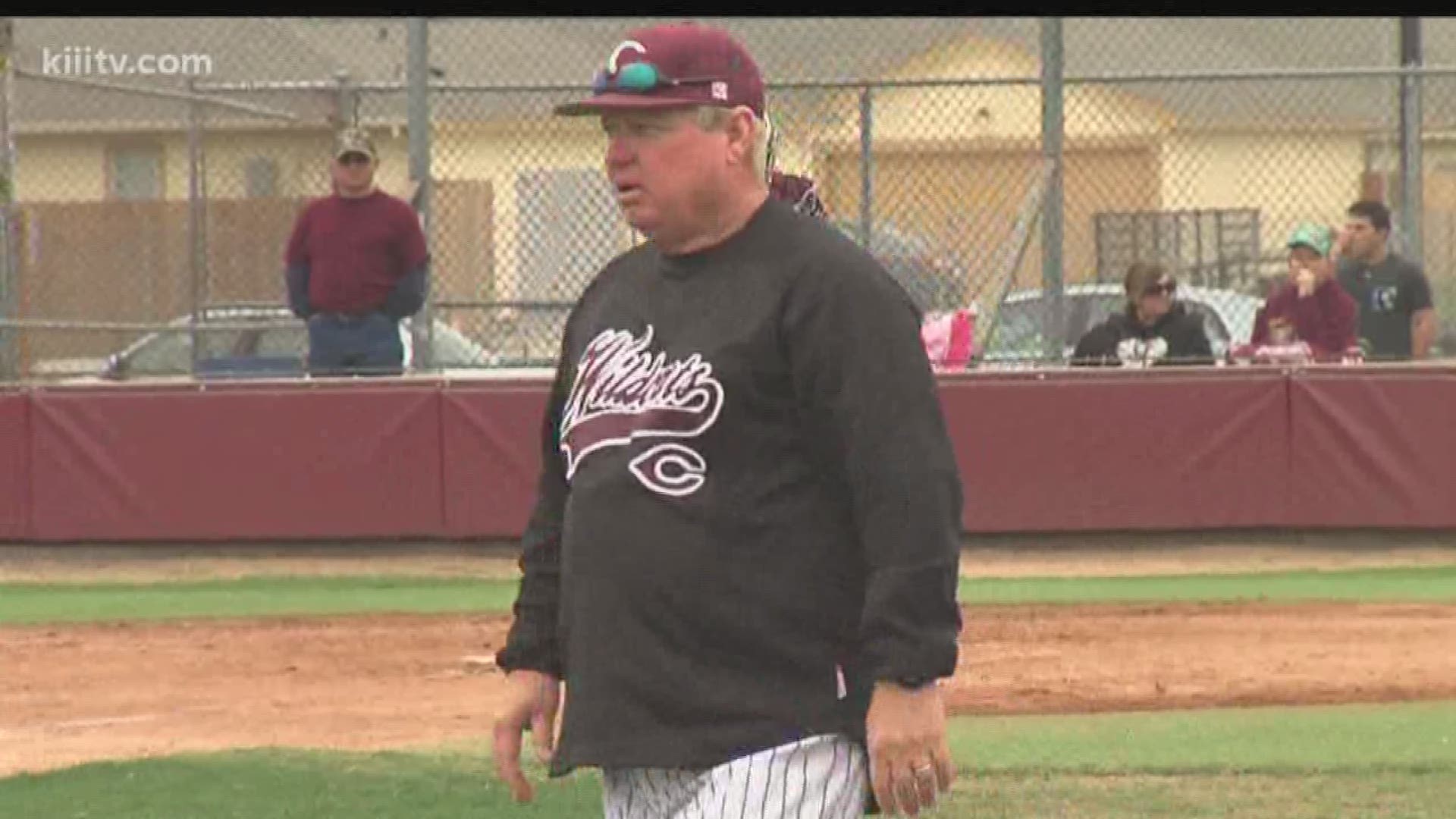 Calallen Coach Steve Chapman wins the honor after reaching his 1,000th career in 2018, the second high school coach in Texas state history to do so.