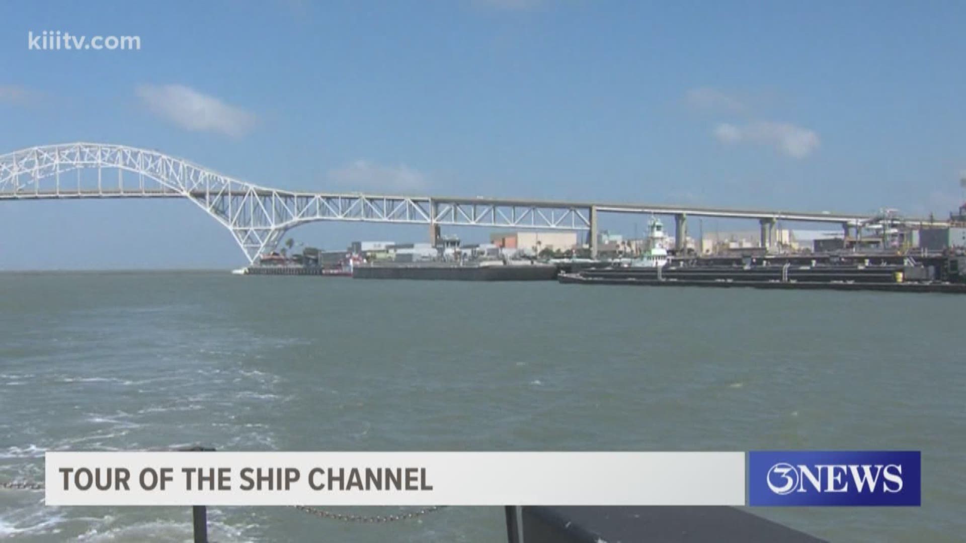 The Port of Corpus Christi offered an up close and personal tour of the ship channel on Tuesday in preparation for a big announcement.