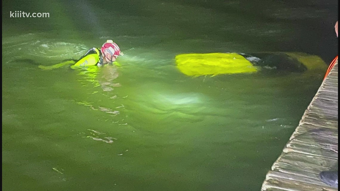 Good Samaritan sees car sinking into water, jumps in to save drowning