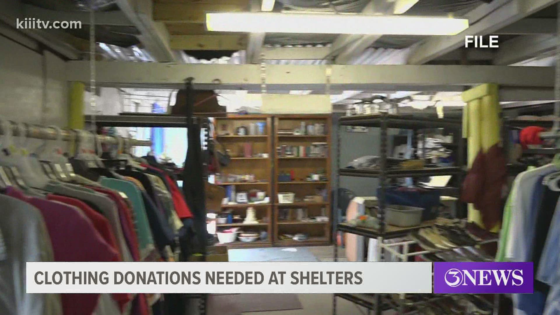 The change in weather has prompted shelters to ask the community to remember the ones that might not have warm clothing to make it through the cold season.