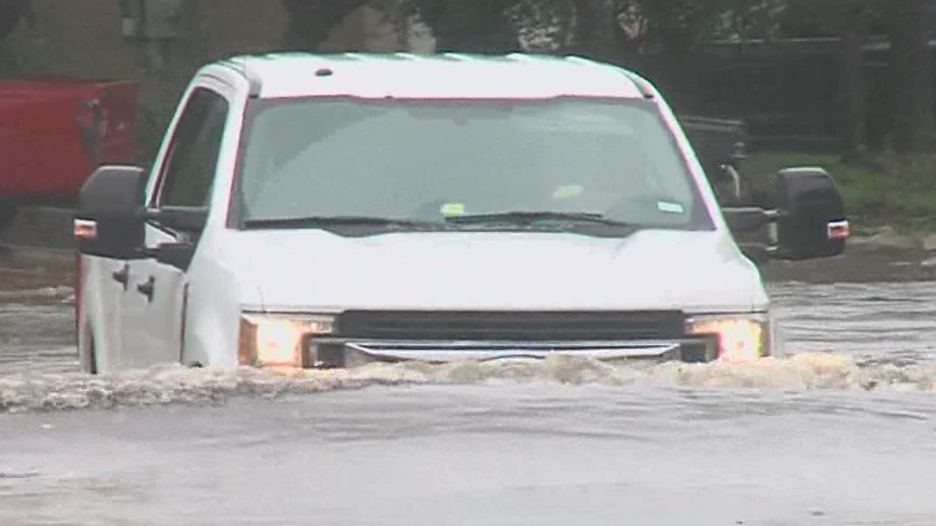 During the heavy rain event, certain streets became impassable.