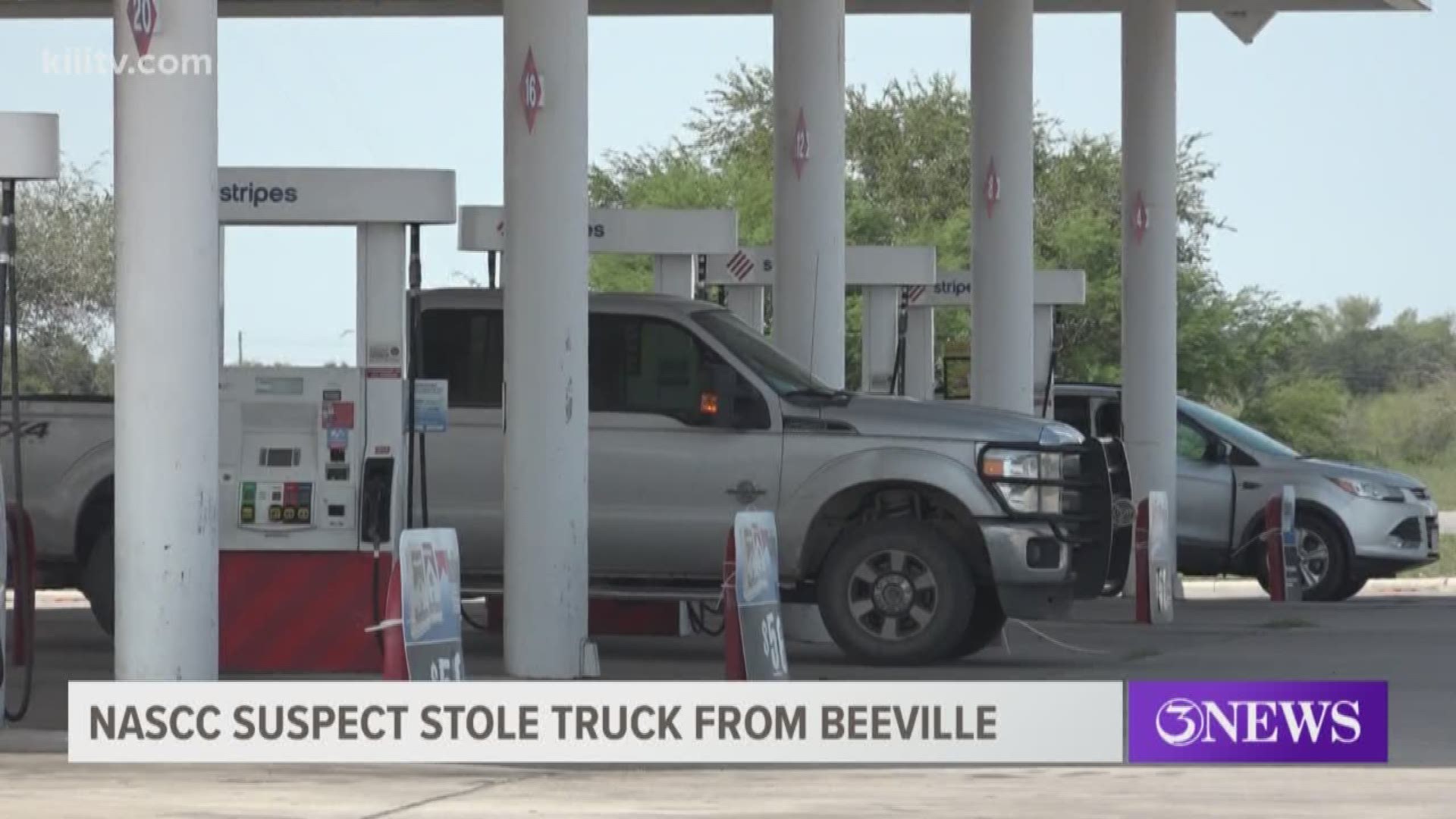 Beeville police pursued the driver and eventually called in assistance from the San Patricio County Sheriff's Office and Gregory police.