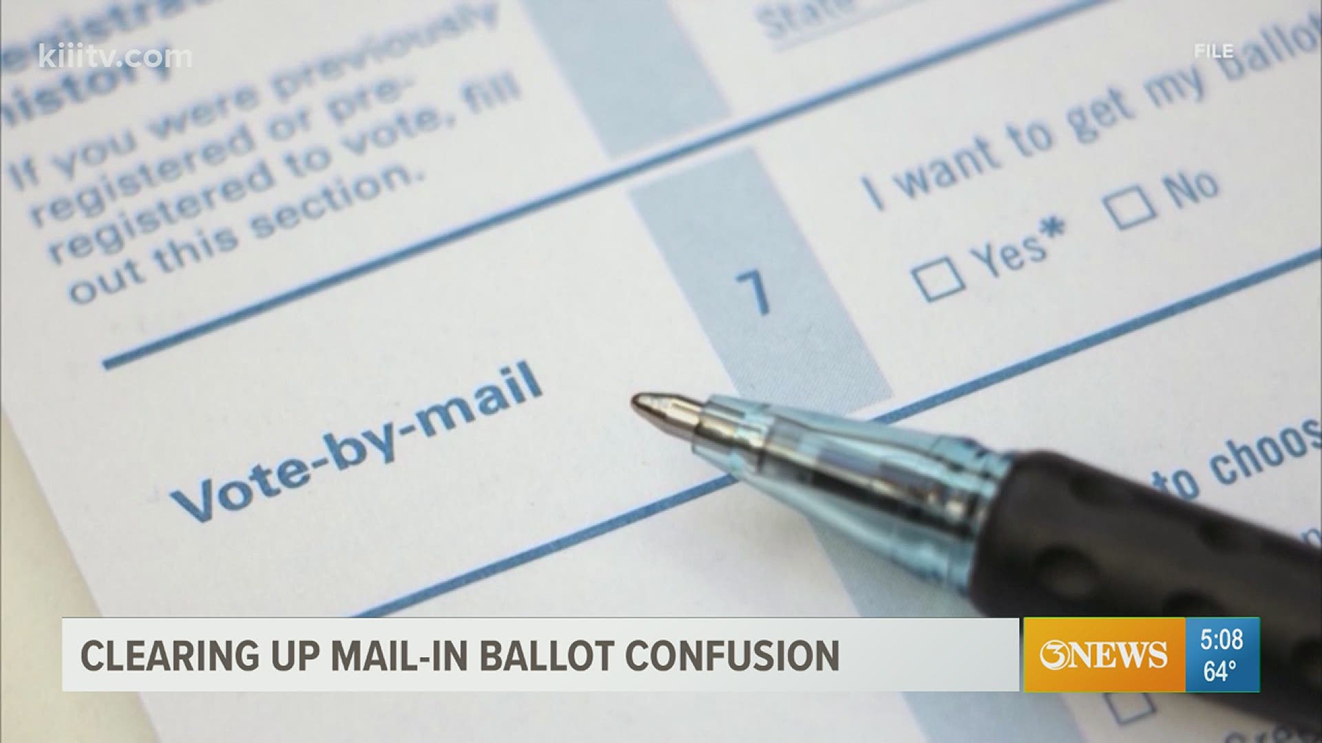 Once you're ready to turn in your ballot, you have two options. Those options are to drop it in the mail, or hand delivering the ballot to the county clerk's office.
