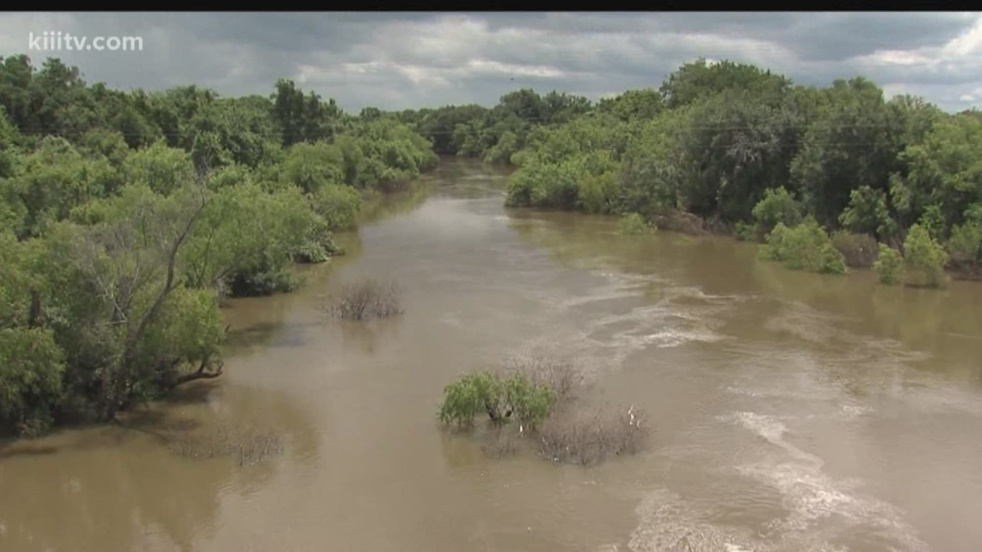 The Water Department will continue releasing significant amounts of water from the Wesley Seal Dam near Mathis.