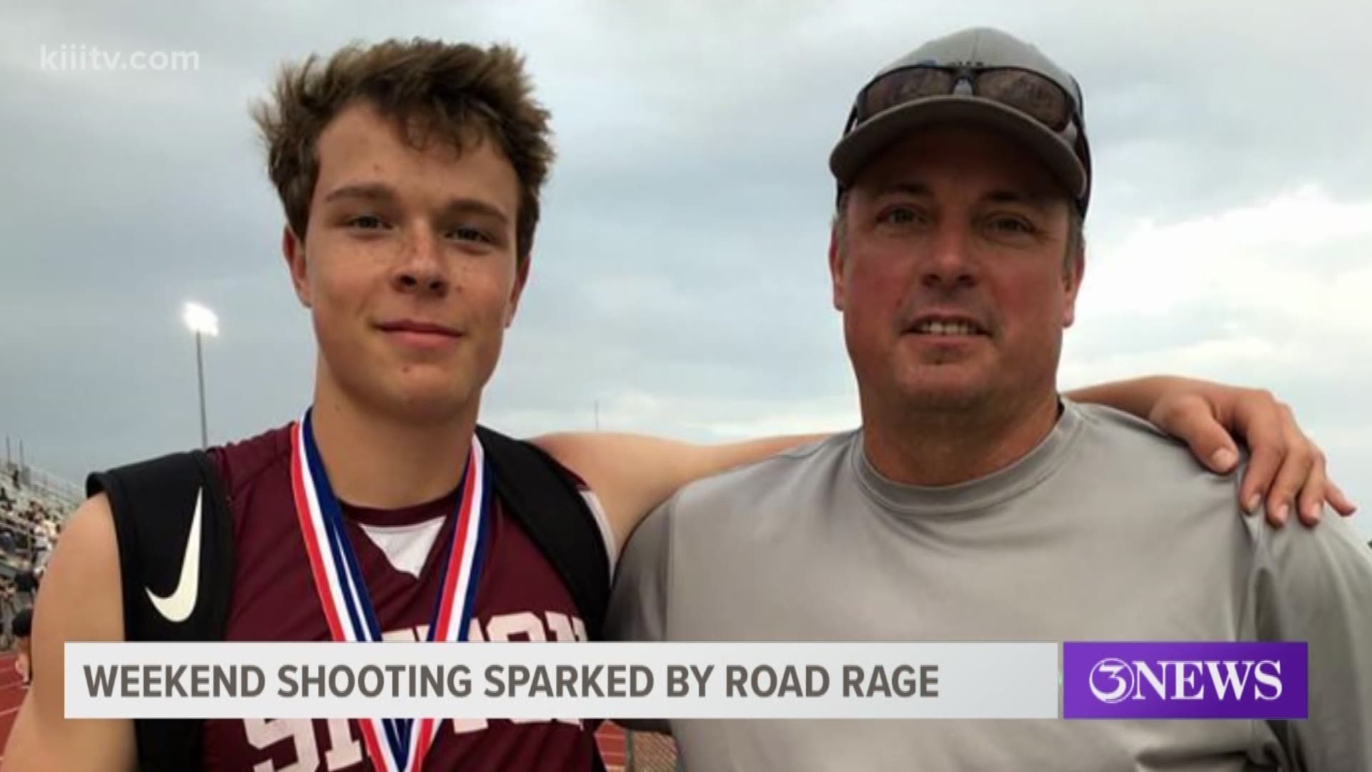 A community is grieving over the death of a beloved teenage athlete at Sinton High School was gunned down, and his father wounded during what law officers said was a road rage incident on County Road 732.