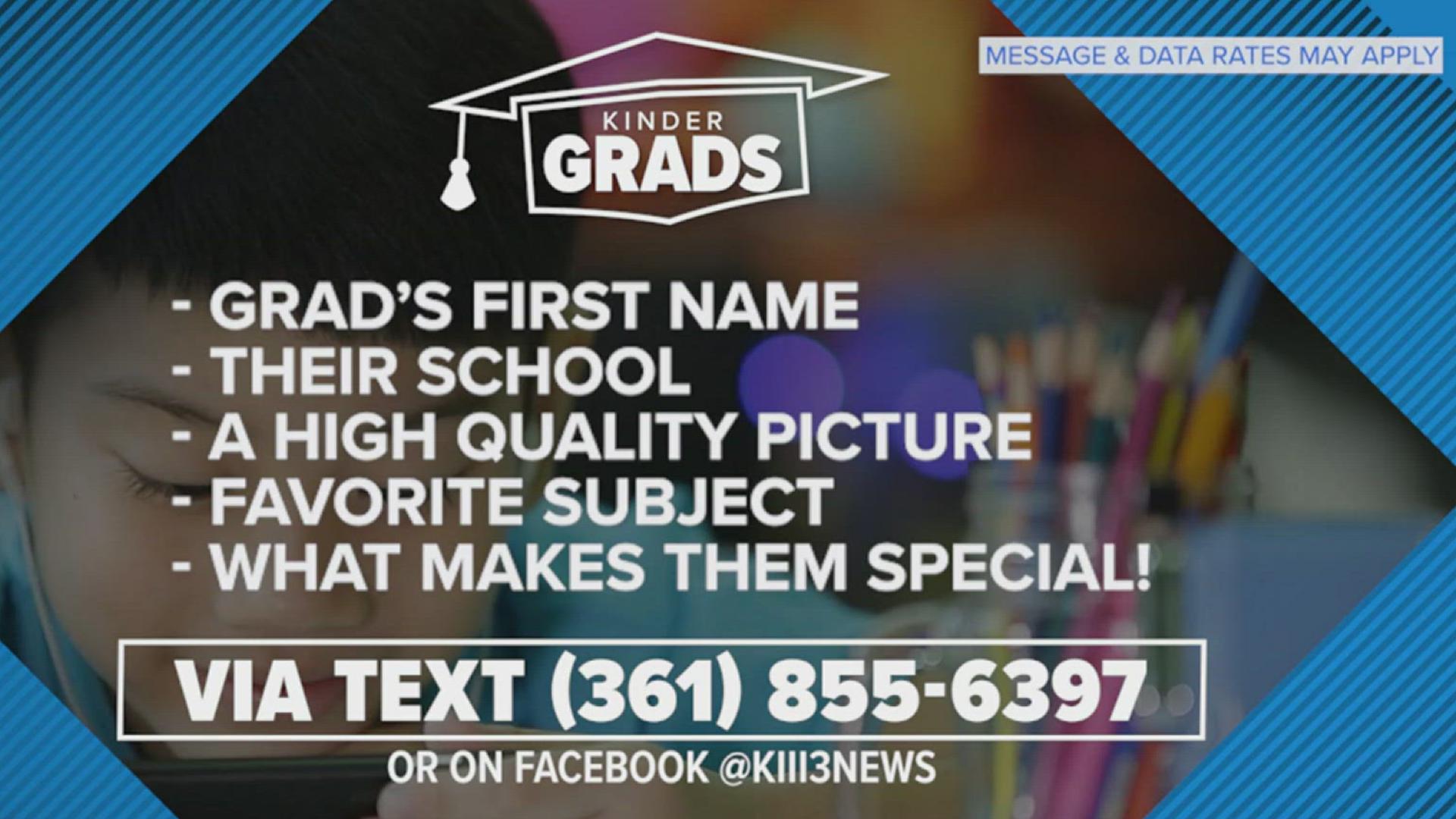 Submit your pictures now! Text 361-855-6397 or send in a high-quality photo via Facebook @ KIII3NEWS.