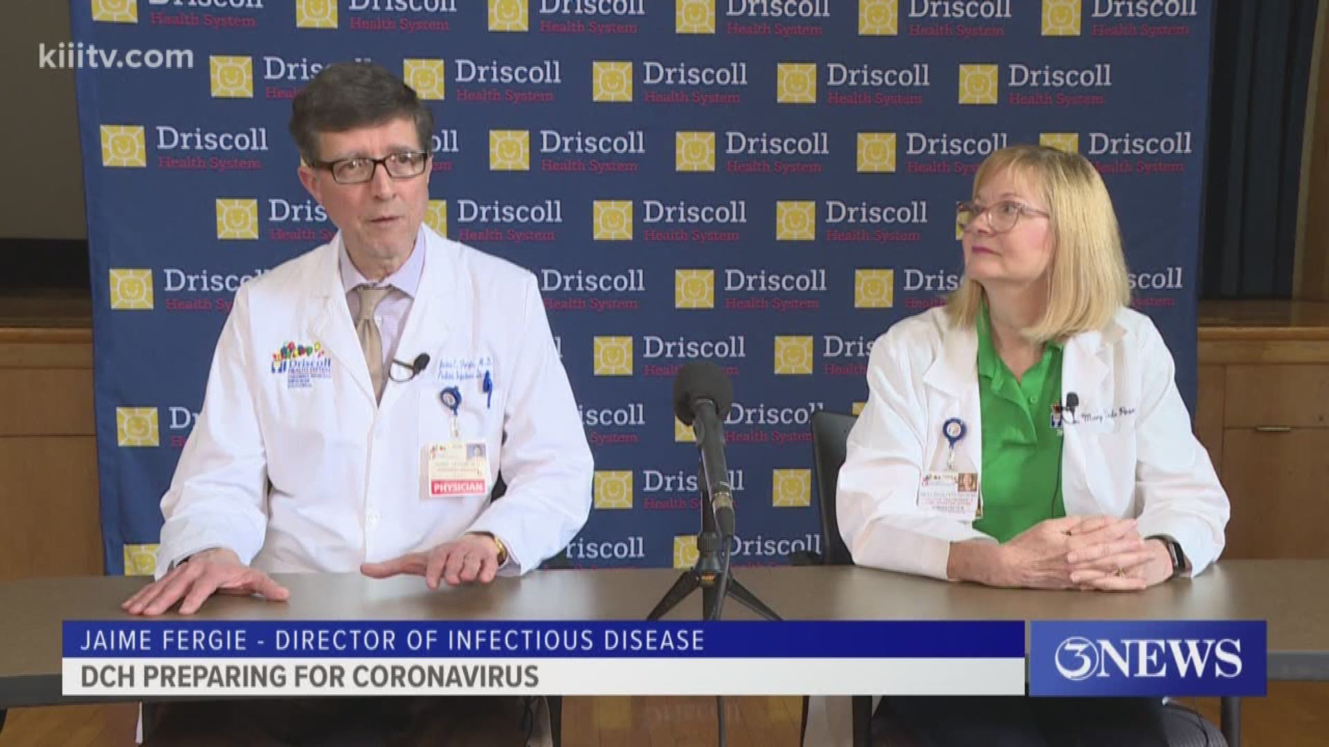 Disease specialists at Driscoll Children's Hospital spoke with 3News Friday about what they are doing to prepare for any potential outbreaks.