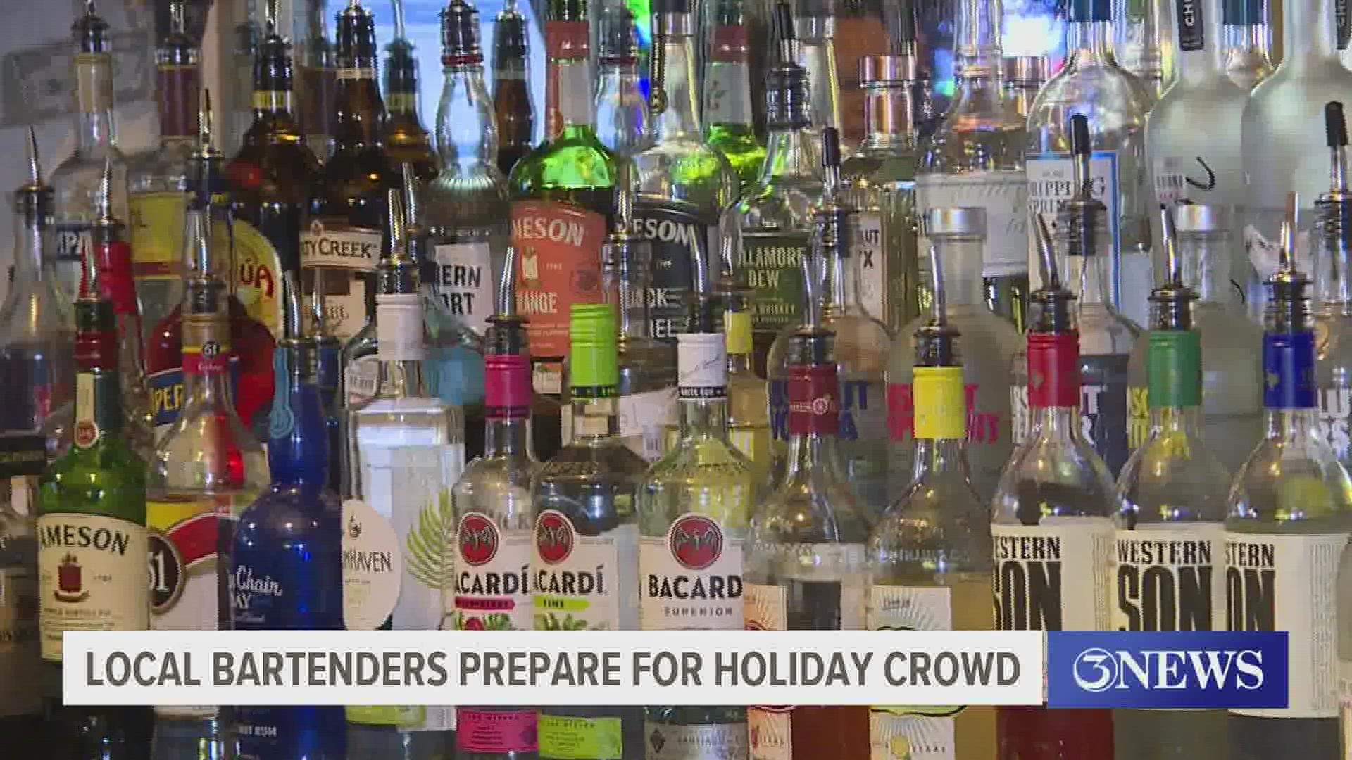 The Goldfish Bar head bartender Michael Cantu said he hopes residents are drinking responsibly.