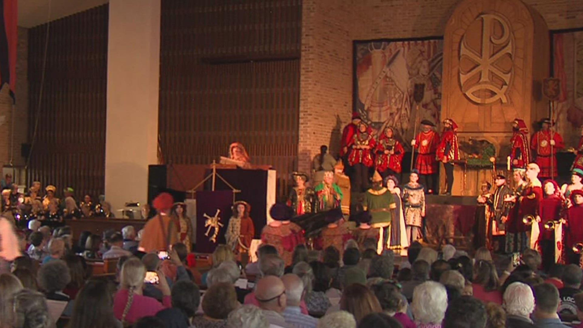 The 200-year-old event held three shows with festive music, dances, orchestra, and large choirs.