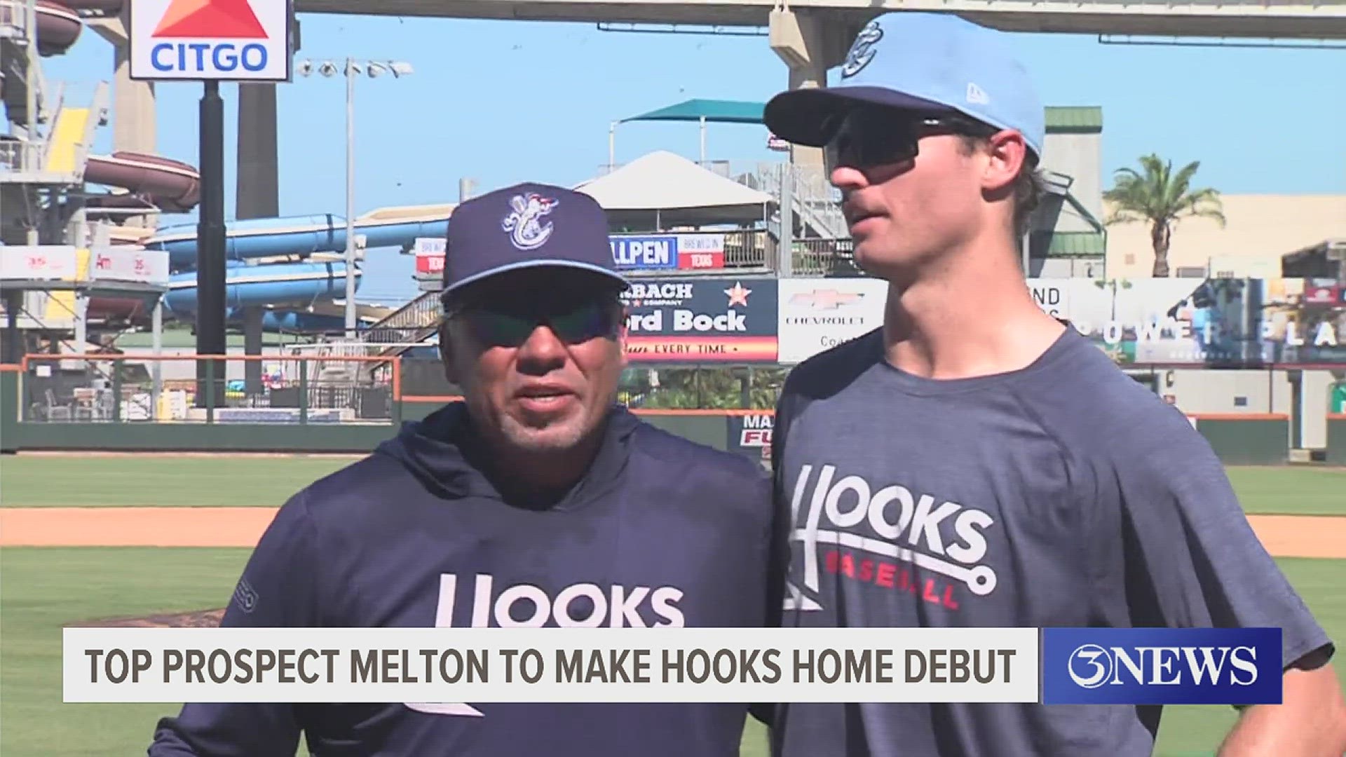 Jacob Melton is the second Astros' top prospect to make his Whataburger Field debut this season following a big trade and midseason re-rank (Drew Gilbert).