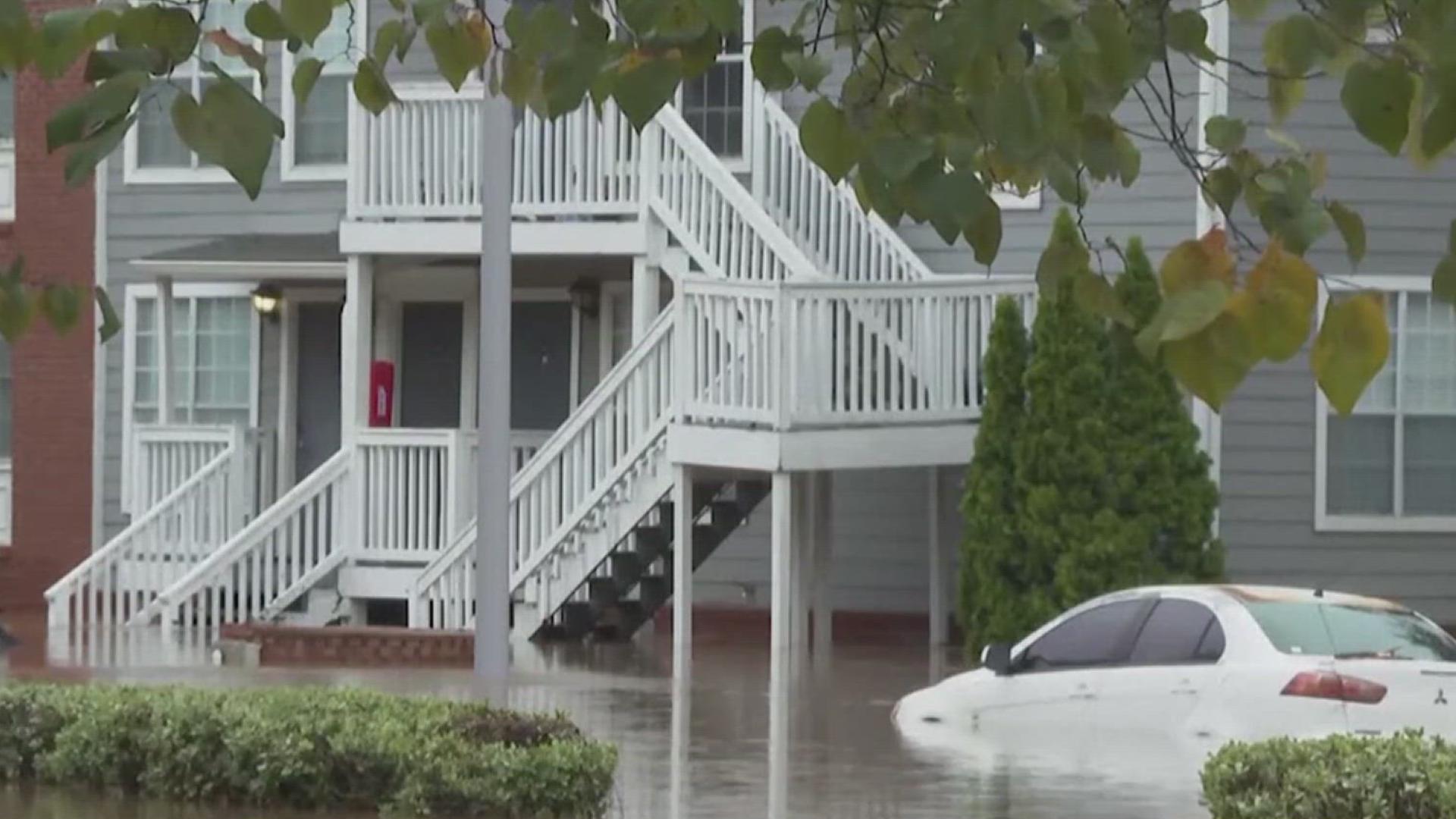 Local resident Stephanie Rayburn said she last heard from her family in Georgia two days before Helene made landfall.