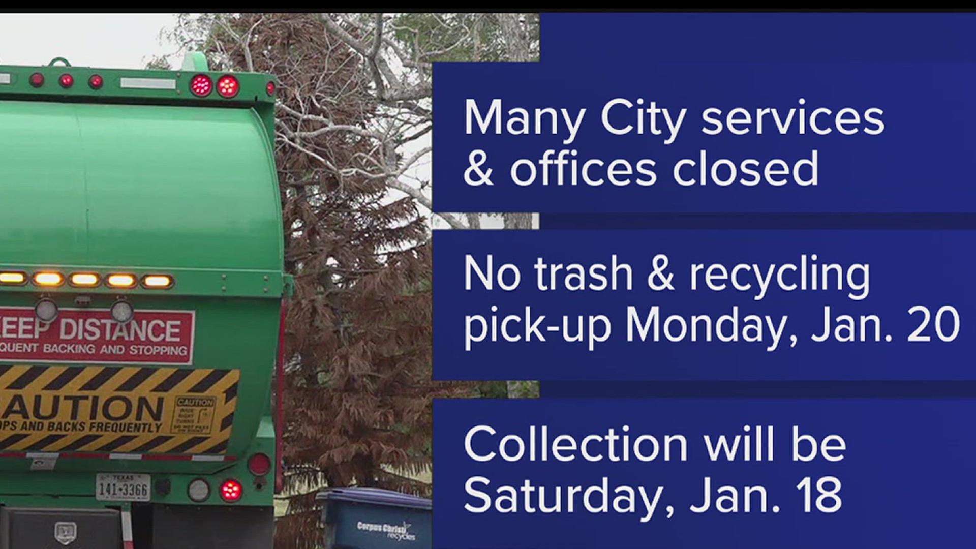 What city services will be closed for MLK Holiday? | kiiitv.com