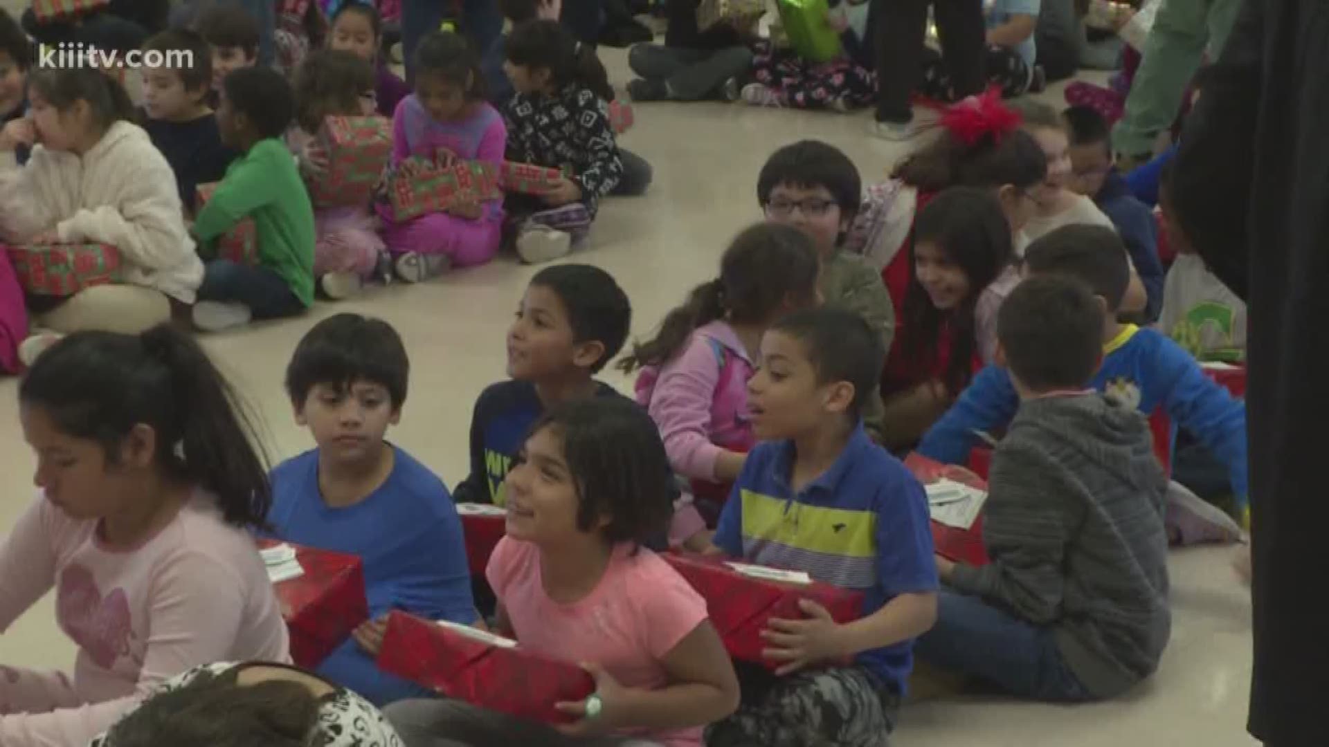 Friday was all about community helping community at Gibson Elementary School as students received a big surprise just before their Christmas break.
