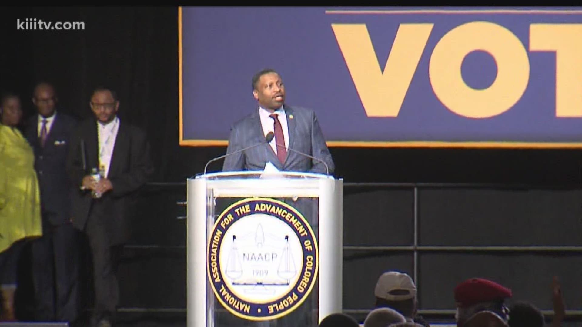 The 109th NAACP National Convention is underway in San Antonio.
KIII-TV was the only station invited to interview the NAACP National President Derrick Johnson.
Our Michael Gibson was the one who spoke with him about the big issues the organization plans t