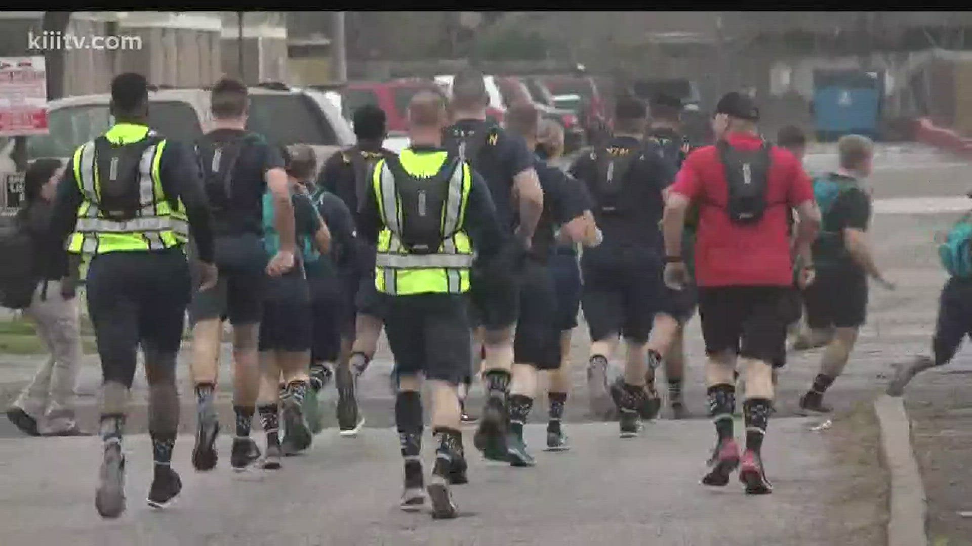 Cadets from the 76th Corpus Christi Police Academy made their final eight-mile run Thursday morning from the training center to CCPD headquarters.