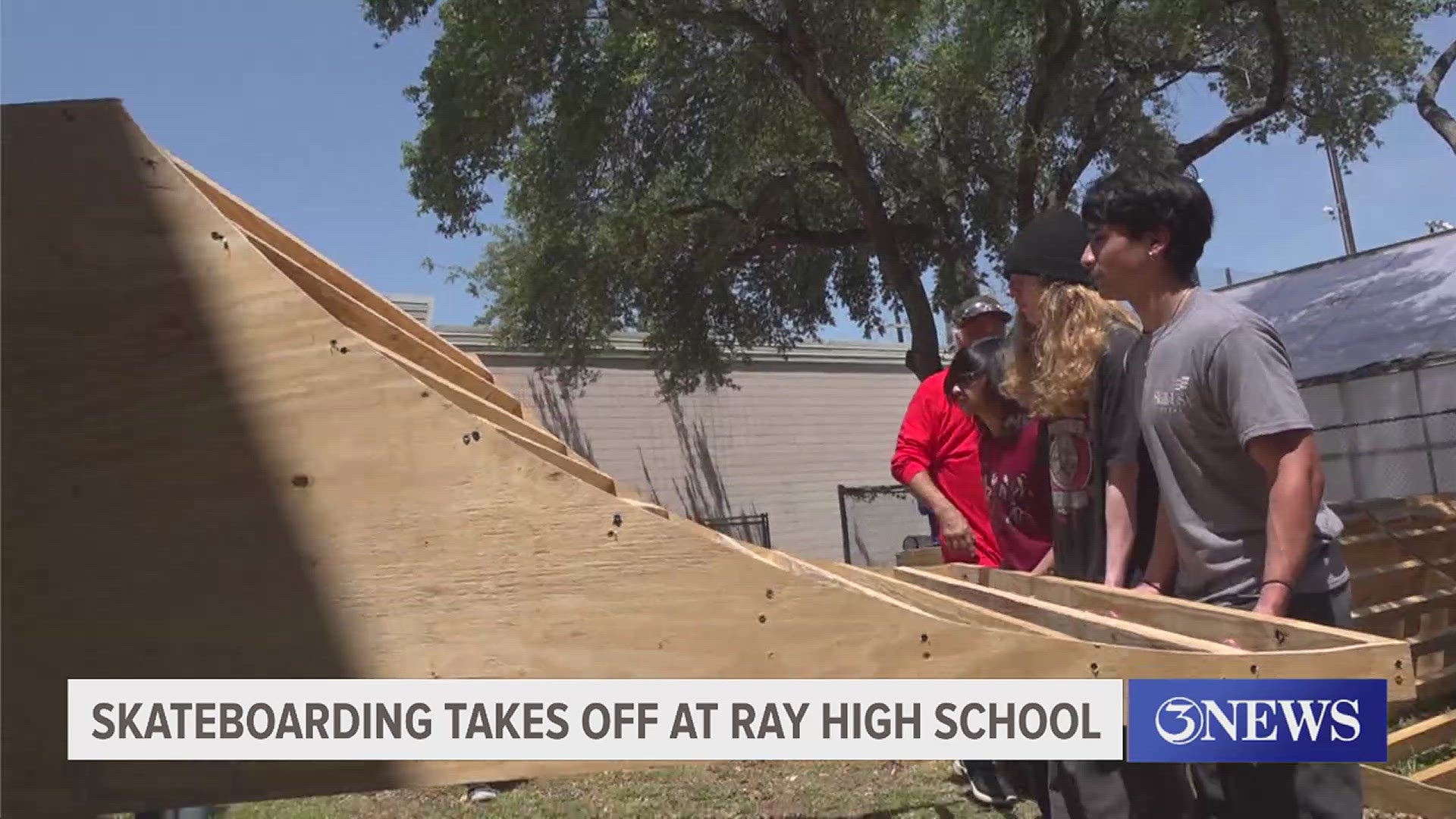Ray High School students create skateboarding club, on-campus halfpipe ...
