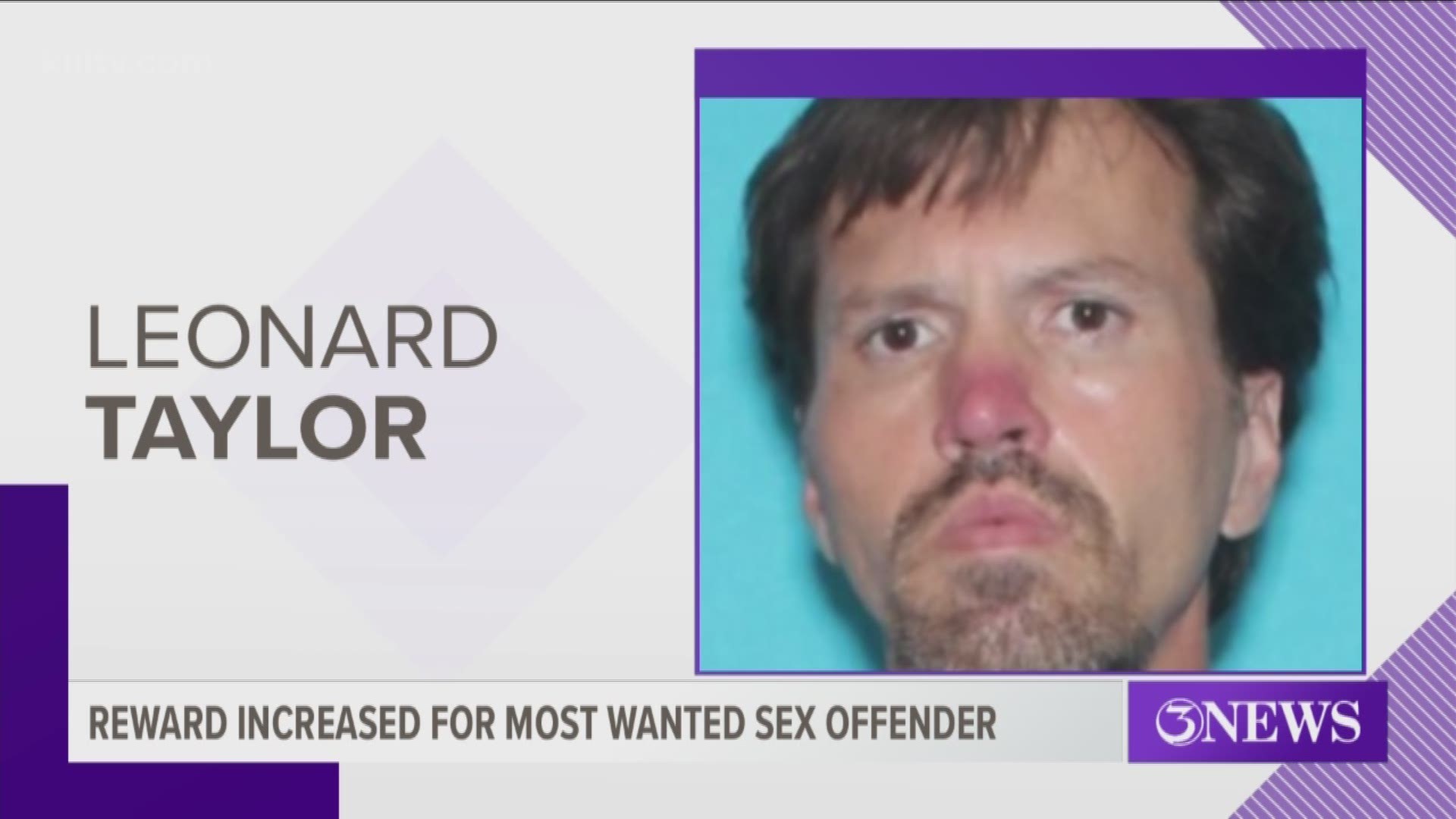 The reward for information leading to the capture of one of Texas' 10 Most Wanted sex offenders has been increased to $8,000, according to the Texas Department of Public Safety.