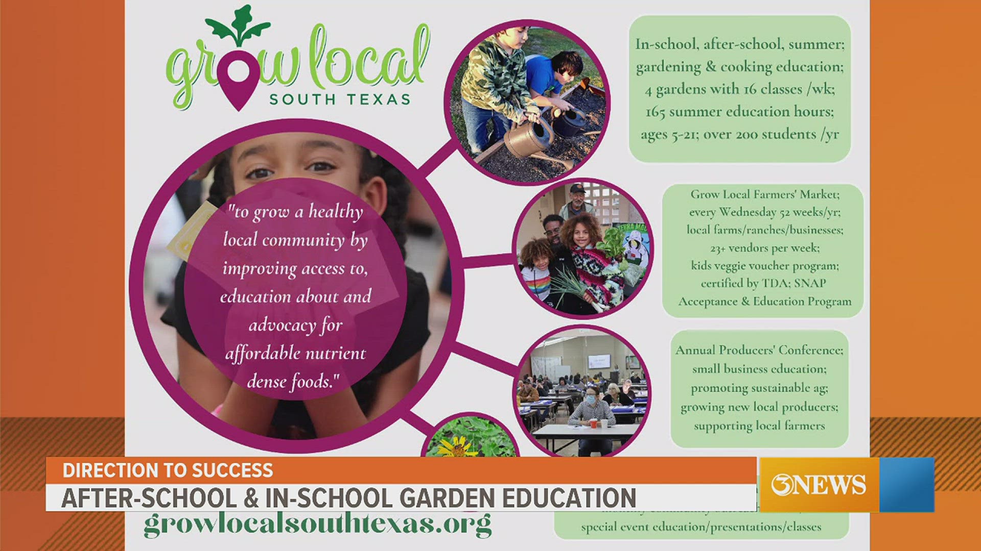 Kids can learn about growing their own food through Grow Local's after school and in school garden education.