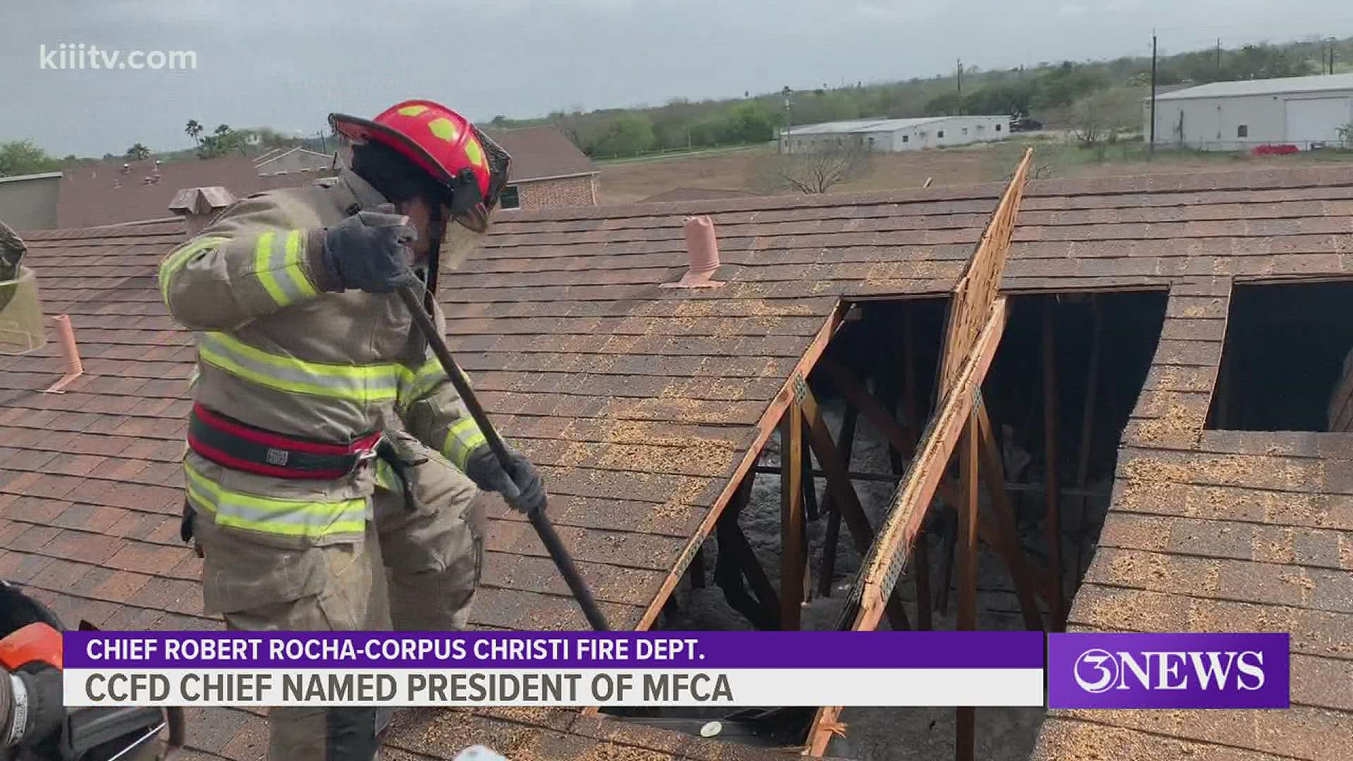 Chief Robert Rocha was selected as president of the Metropolitan Fire Chiefs Association (MFCA).