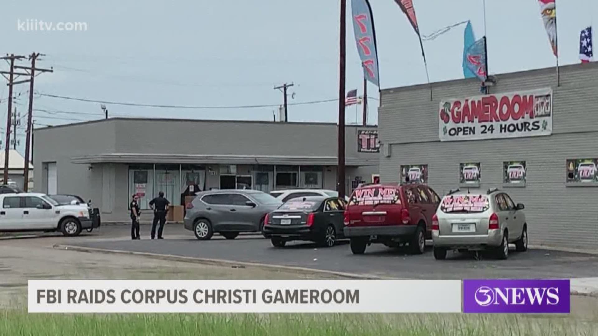 The Corpus Christi Police Department was called to assist the FBI in an investigation Thursday afternoon at a business at the corner of Port Avenue and Dillon Lane.