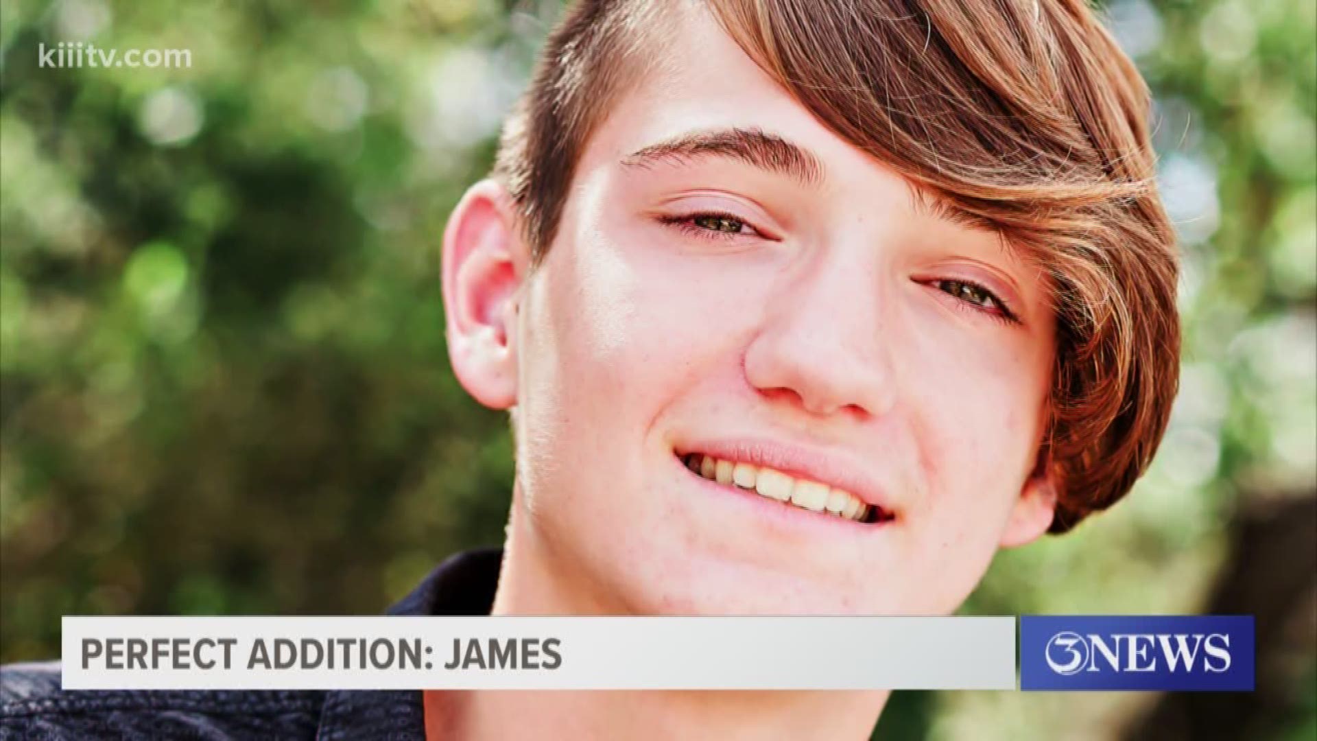 A 16-year-old from Corpus Christi is waiting for his forever family.
James is just one of the many children and teens in Nueces County waiting to be adopted.