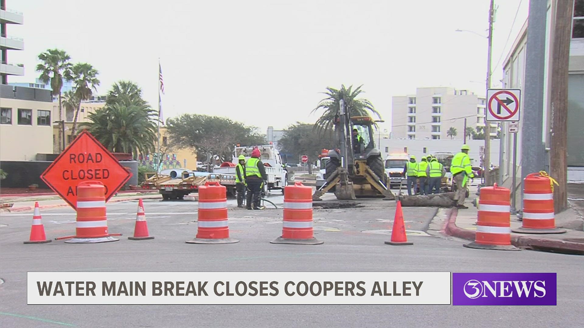 Here's a timeline of all water main break's in Corpus Christi