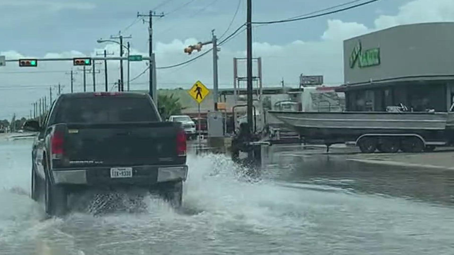 One local business owner asks that city leaders make improvements to the water pump system.