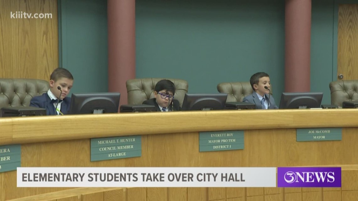 Windsor Park Elementary students take over City Hall