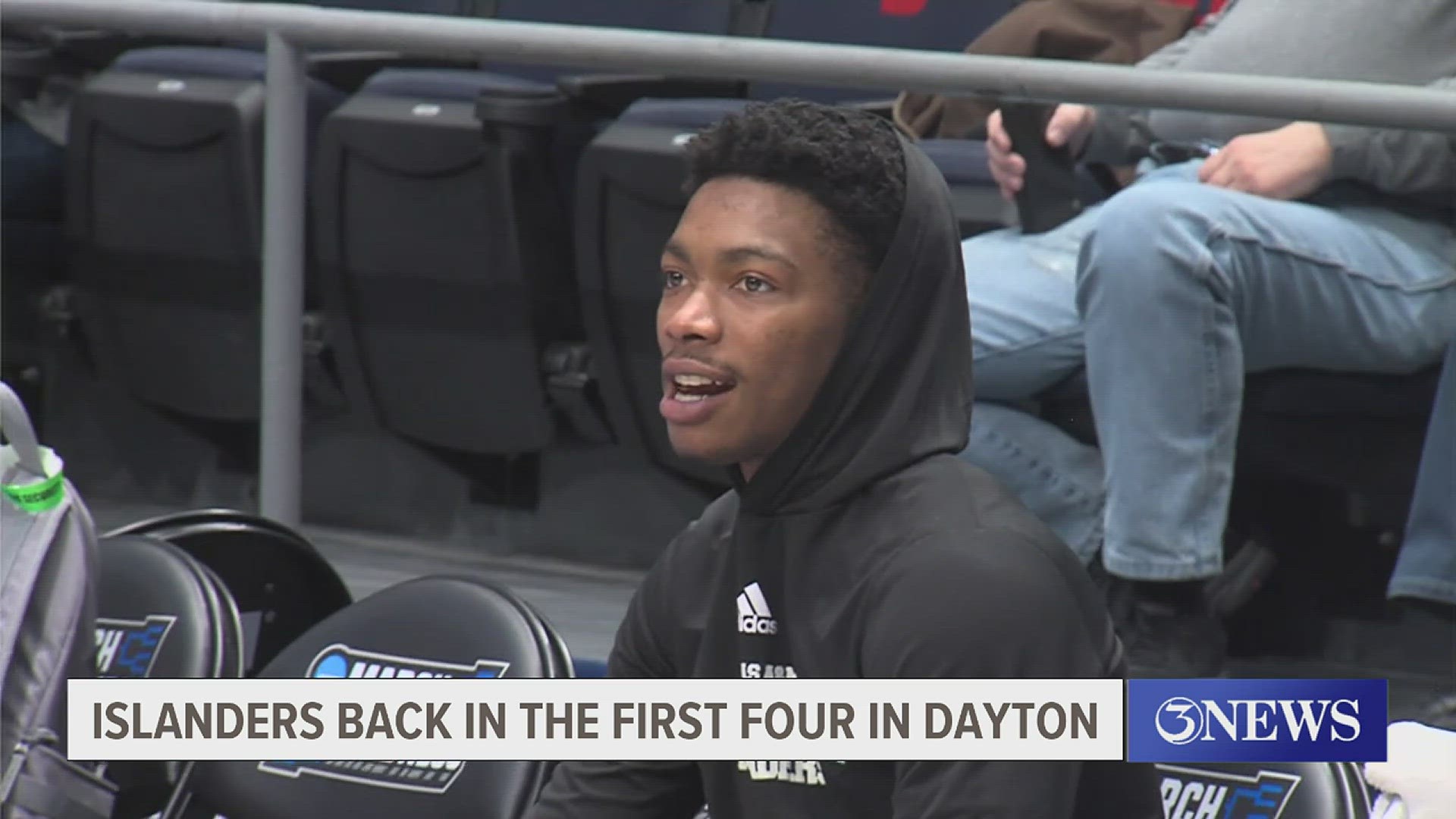 The standout point guard won't be able to join  his teammates on the court Tuesday, but he'll be on the University of Dayton Arena sidelines cheering them on.