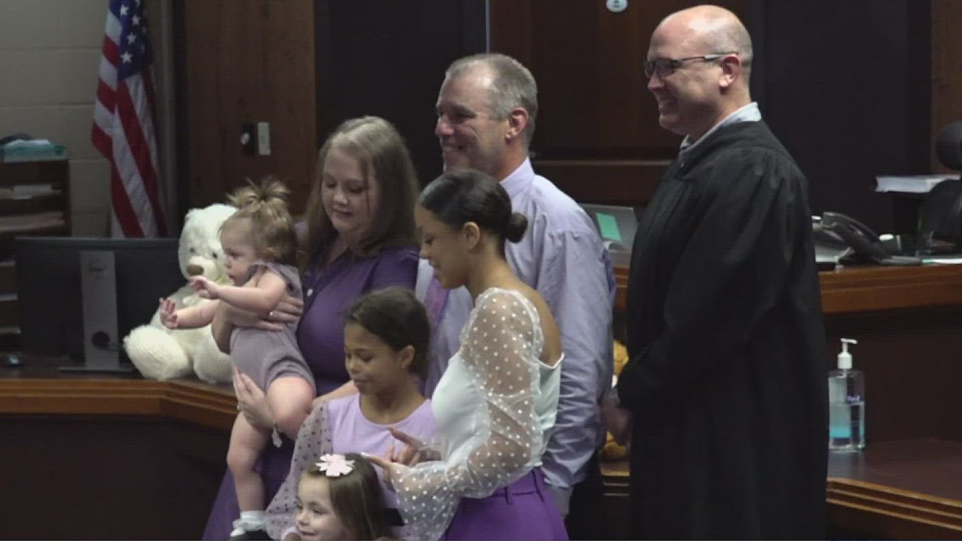 It was a special day in court for one Coastal Bend family.