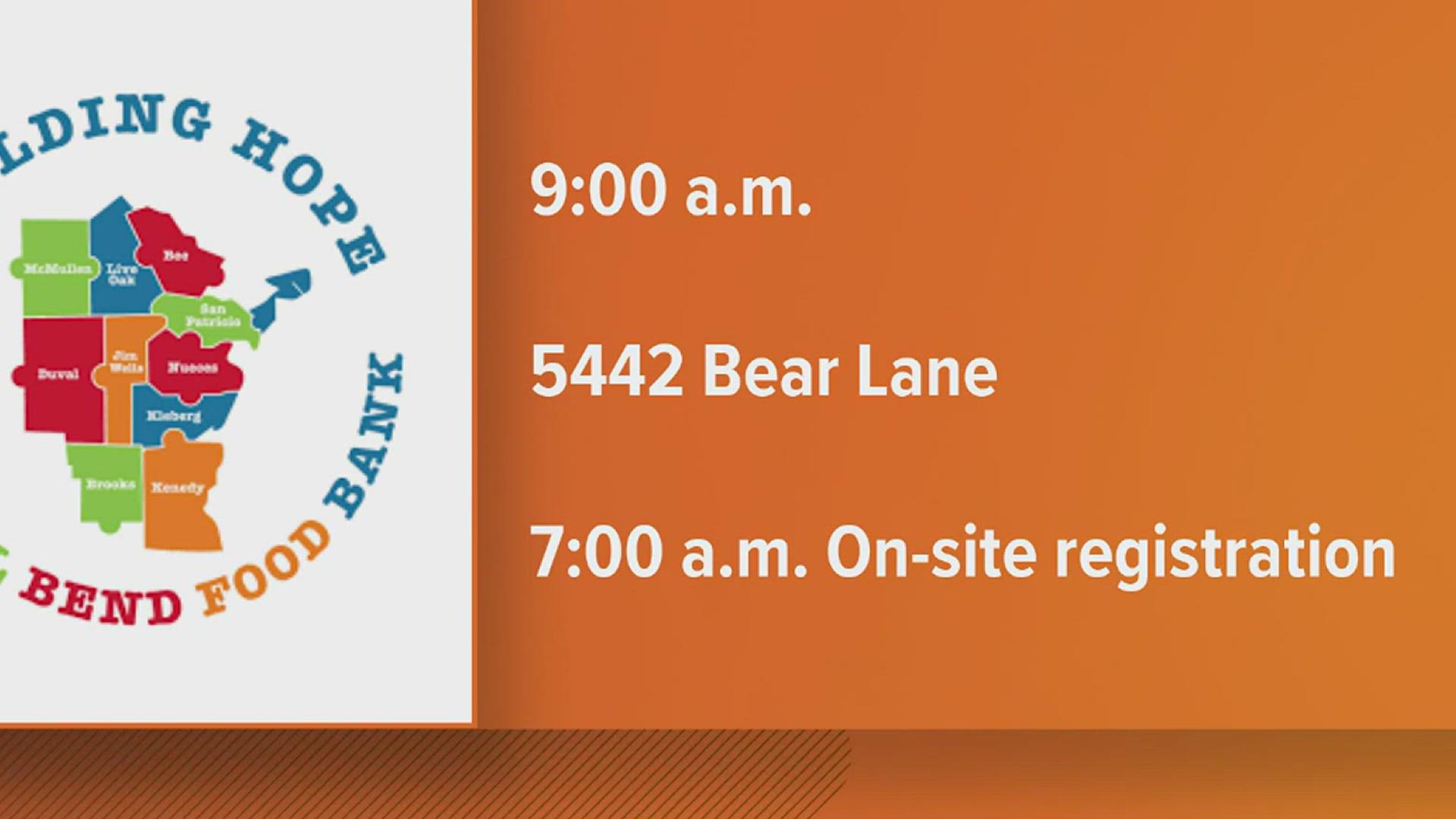 If you're new to the process --you can register on-site at 7 a.m. at Bear Lane off NPID.