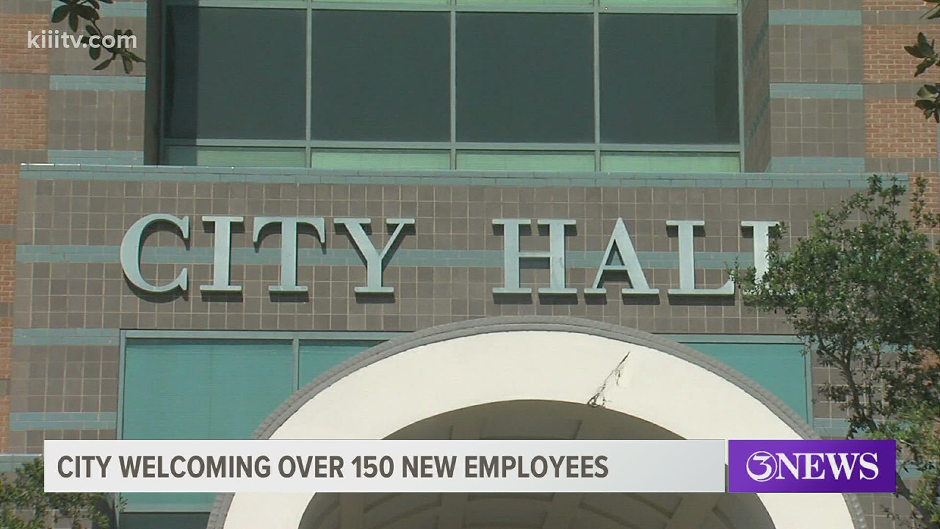 City Manager Peter Zanoni, said that the city is looking to hire another 160 employees.