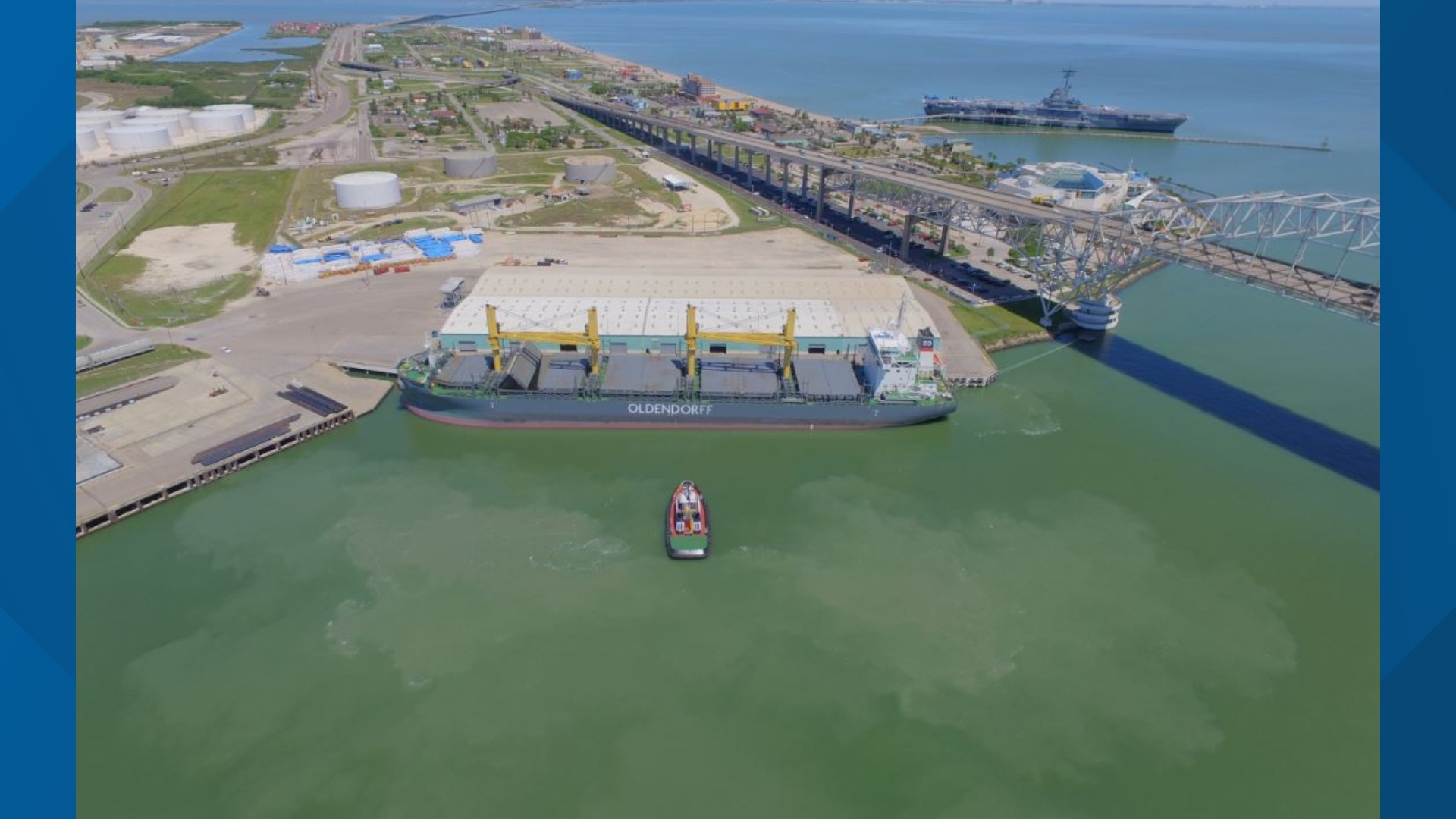 Offshore single point mooring facility being built, to benefit City of