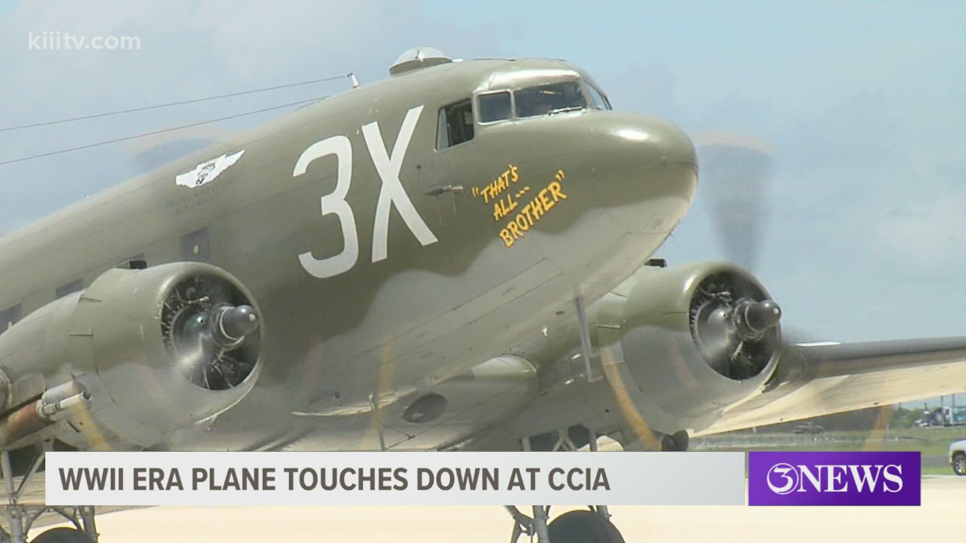 It’s not every day that a World War II warbird swoops into town and lands at the Corpus Christi airport.