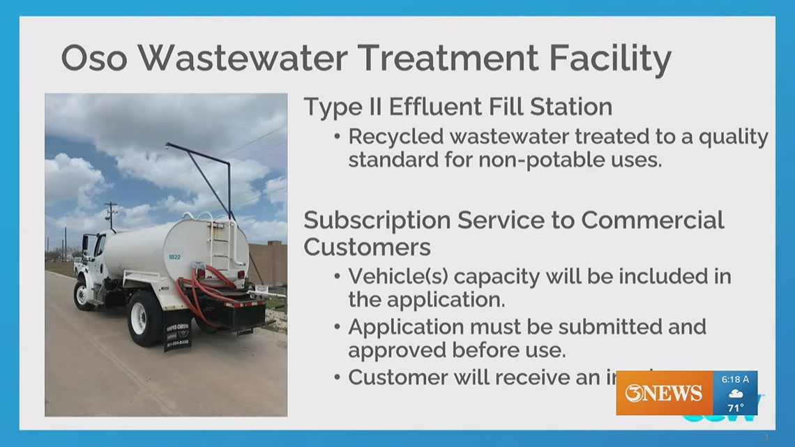 Corpus Christi Water offering commercial customers recycled wastewater