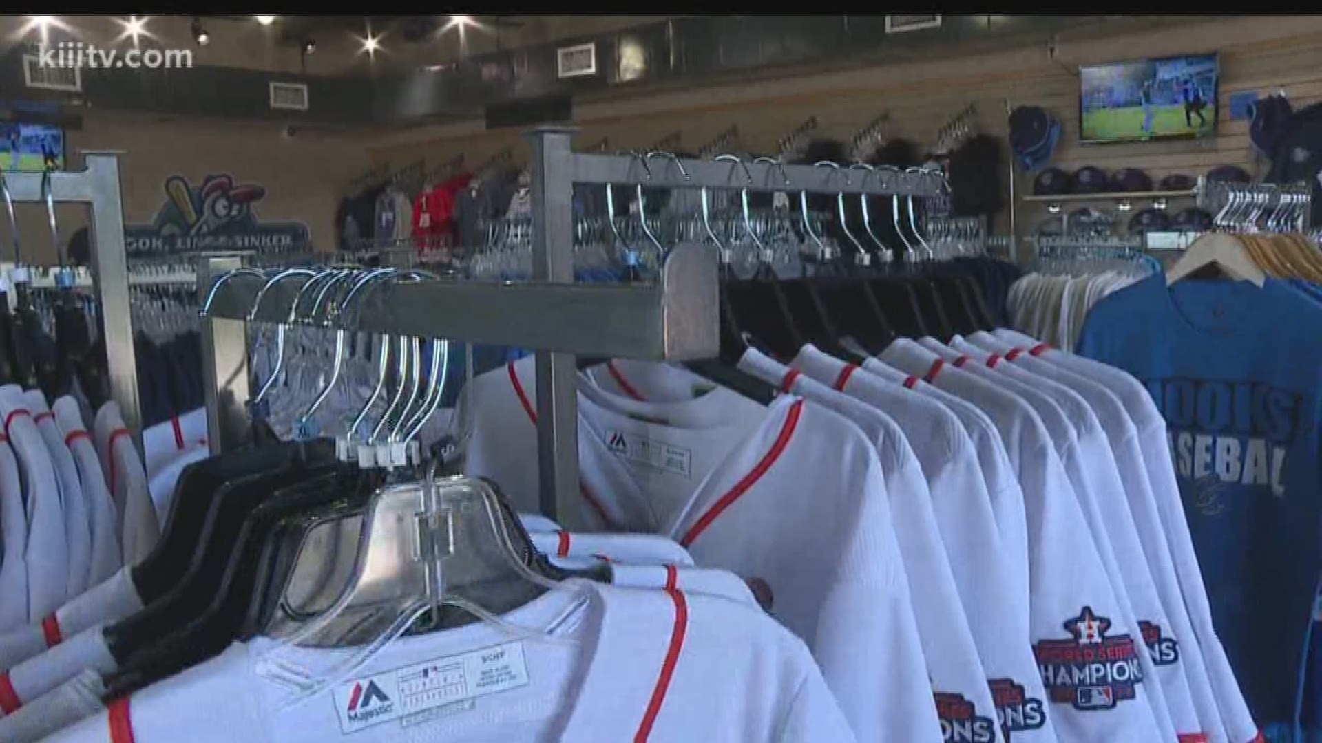 Hooked on the Astros: Fans hit Corpus Christi stores for gear