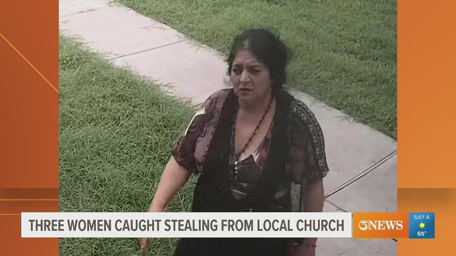 The owner of the church said the women got away with around $6,000 in stolen items.
