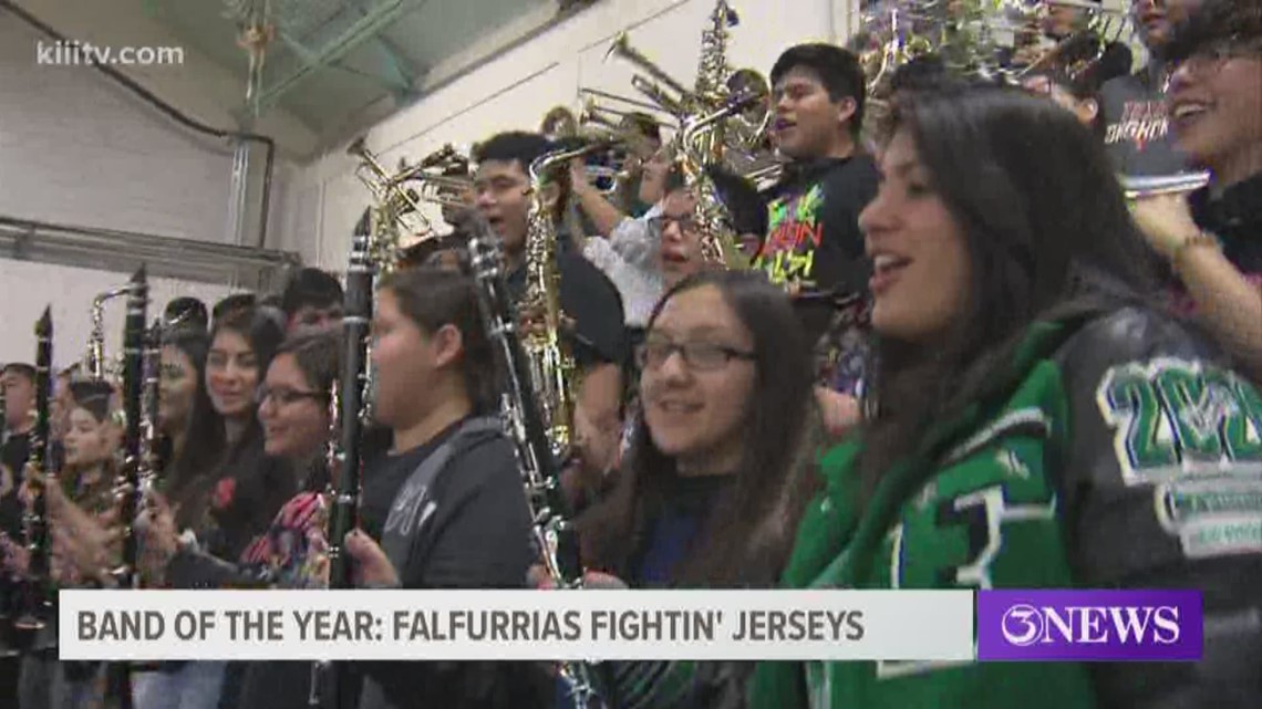 Falfurrias Jerseys win back-to-back Blitz Band of the Year