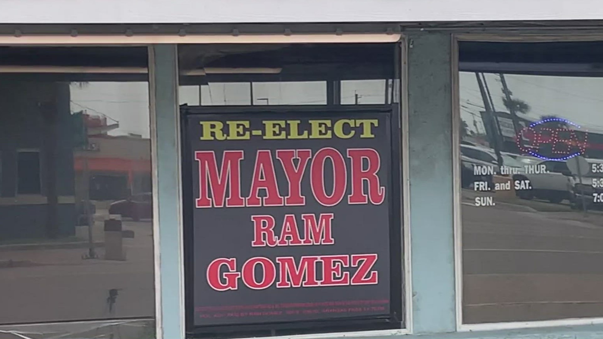 Incumbent Mayor Ram Gomez told 3NEWS that infrastructure is one of the biggest problems he feels is facing the city.