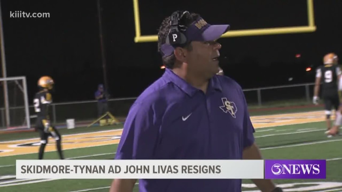SkidmoreTynan AD & football head coach John Livas resigns