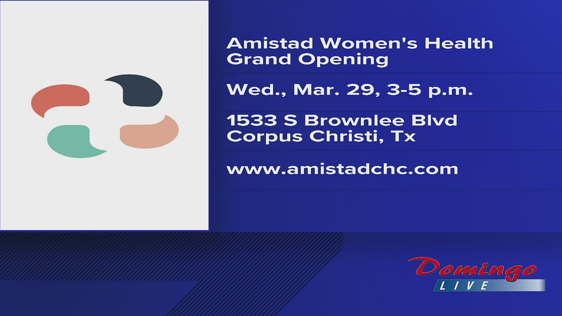 Dr. Baggerman and Dr. Weisenburger joined us live to invite the public to the grand opening of Corpus Christi's new Amistad Women's Health Center.