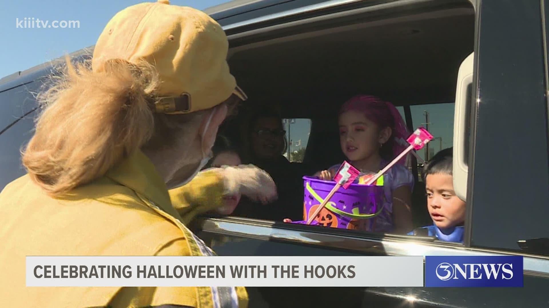Hundreds of families showed up to Whataburger Field for the annual Halloween with the Hooks.
