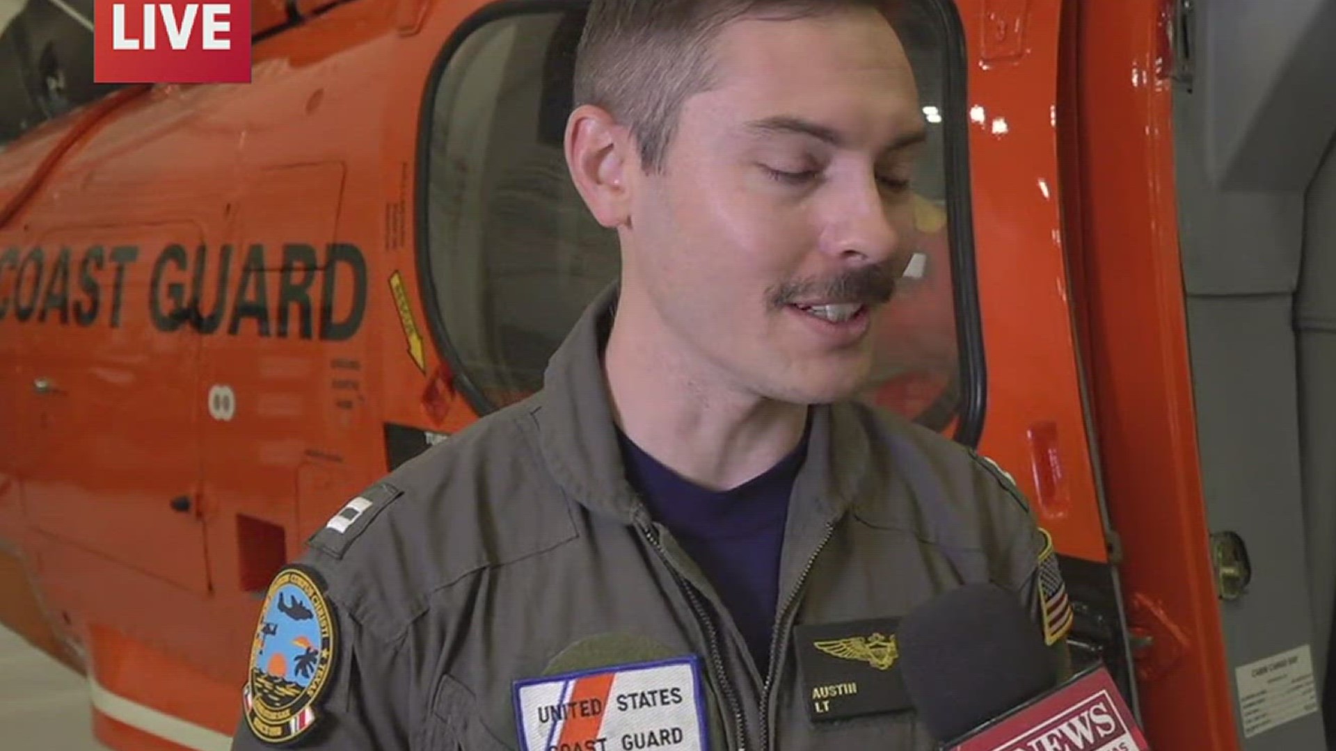 Meet Lt. Austin Ross, one of the pilots behind those bright orange Coast Guard search and Rescue helicopters! He shares more on what to expect this Saturday.