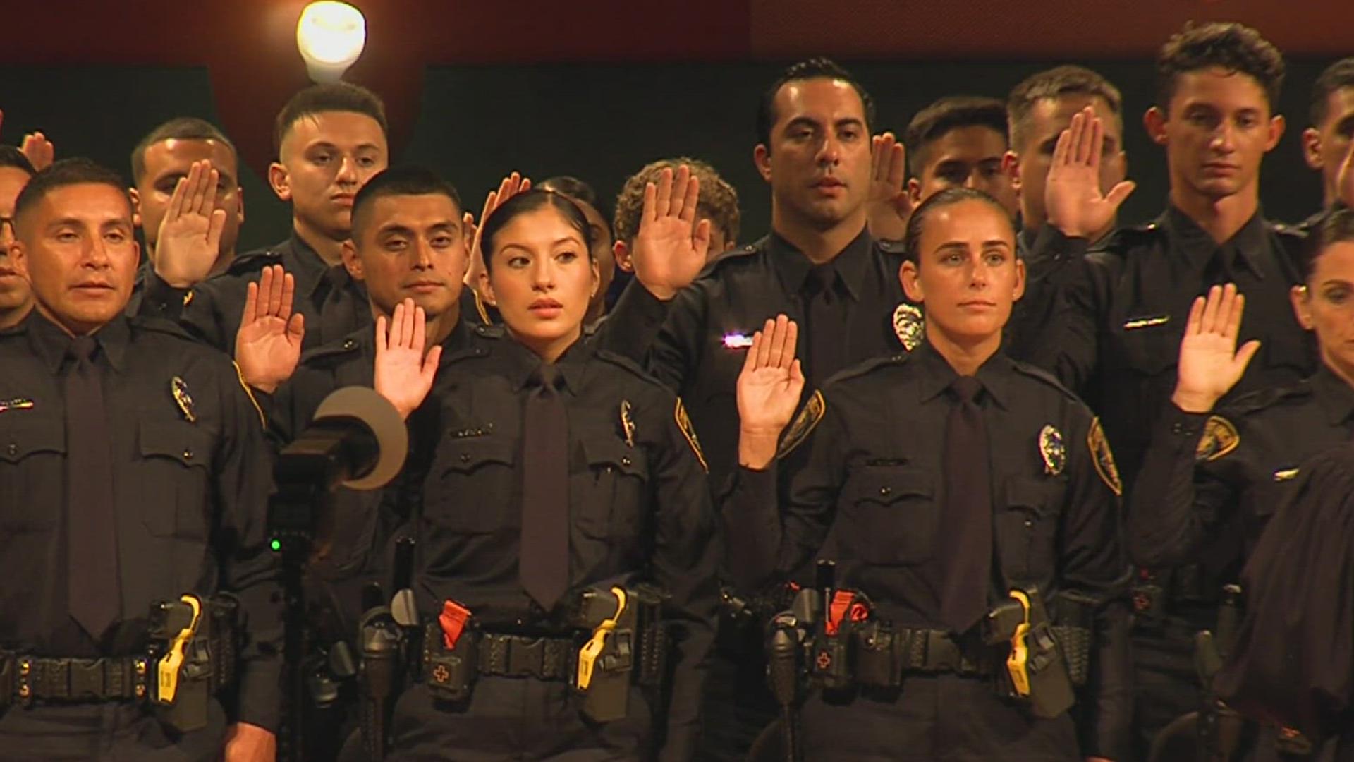 Around 30 cadets were sworn in Friday at the TAMU-CC Performing Arts Center. From all of us at 3NEWS congratulations and thank you for your service.