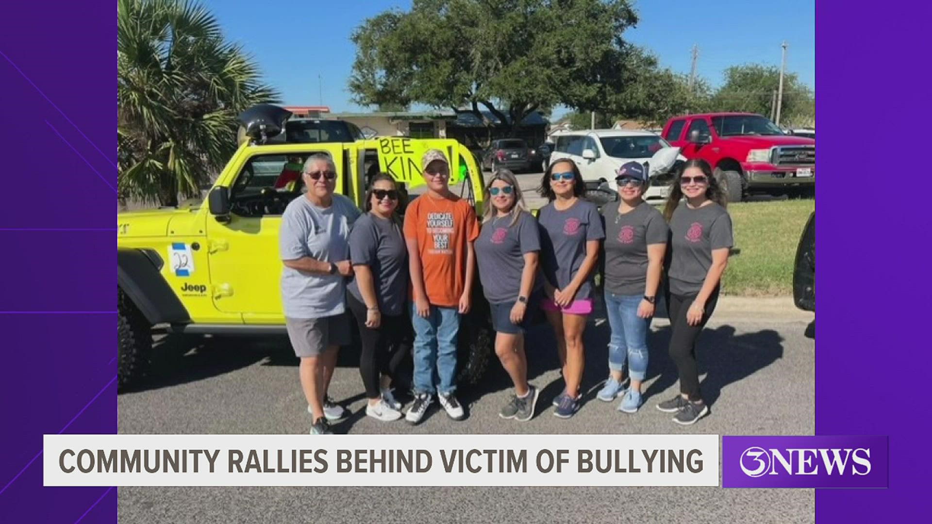 After a video of the bullying was shared online, the community made sure he knew he was loved and supported.