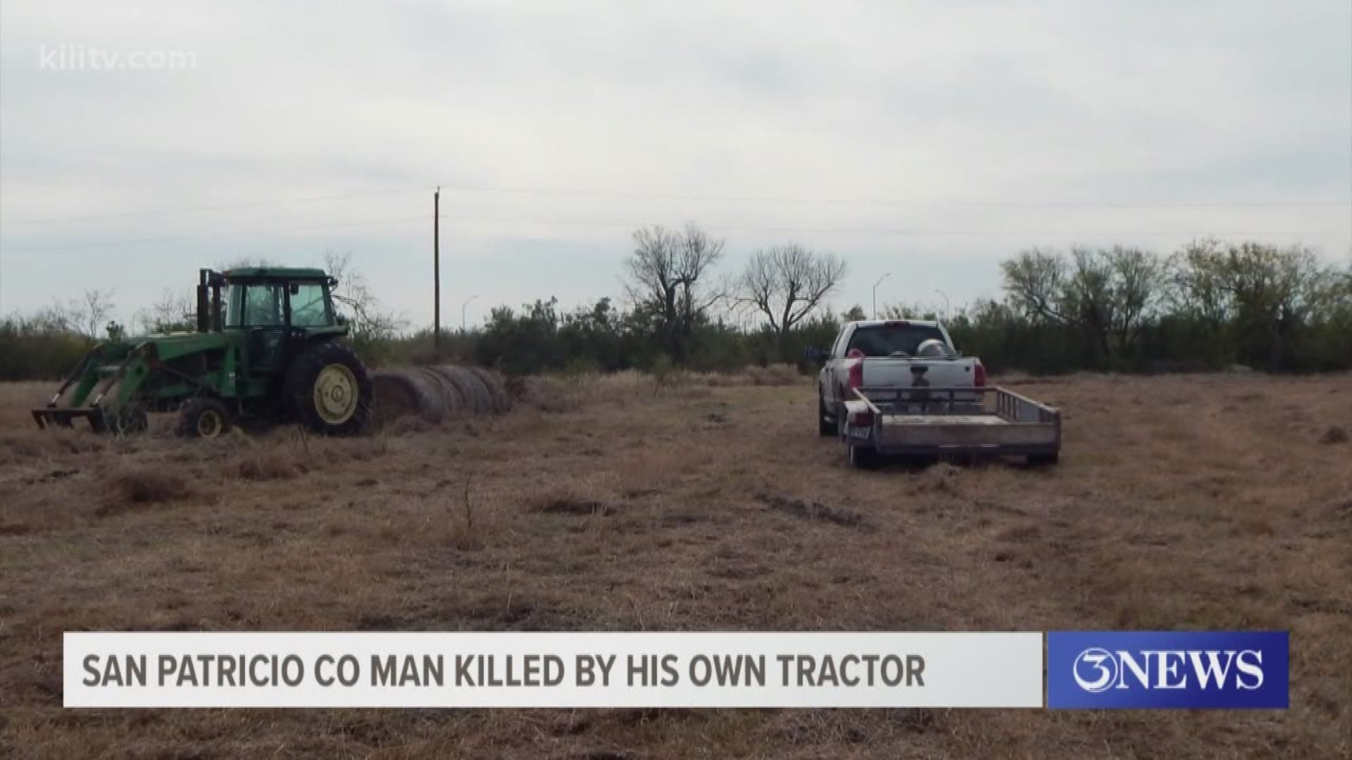 San Patricio County Sheriff's Office concluded with evidence that the tractor ran over the victim in Odem.