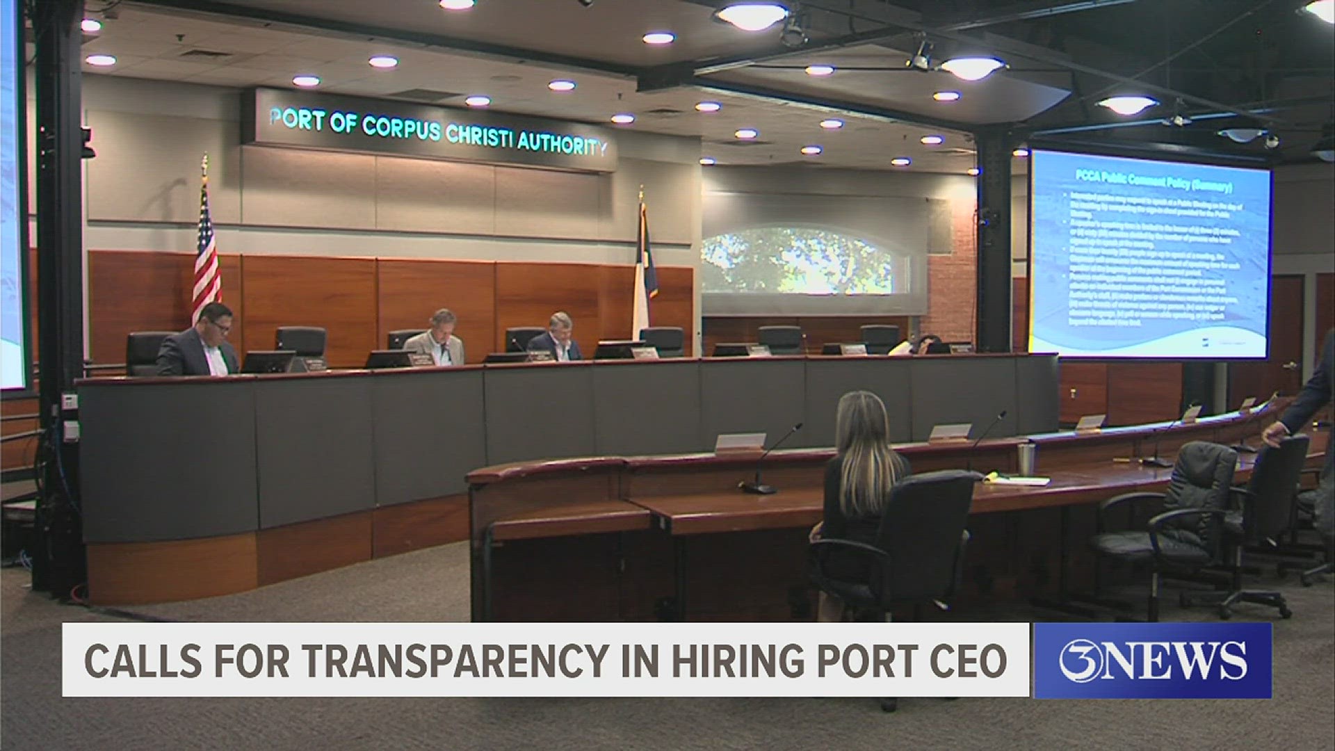 Residents are asking for transparency as search for new port CEO continues.