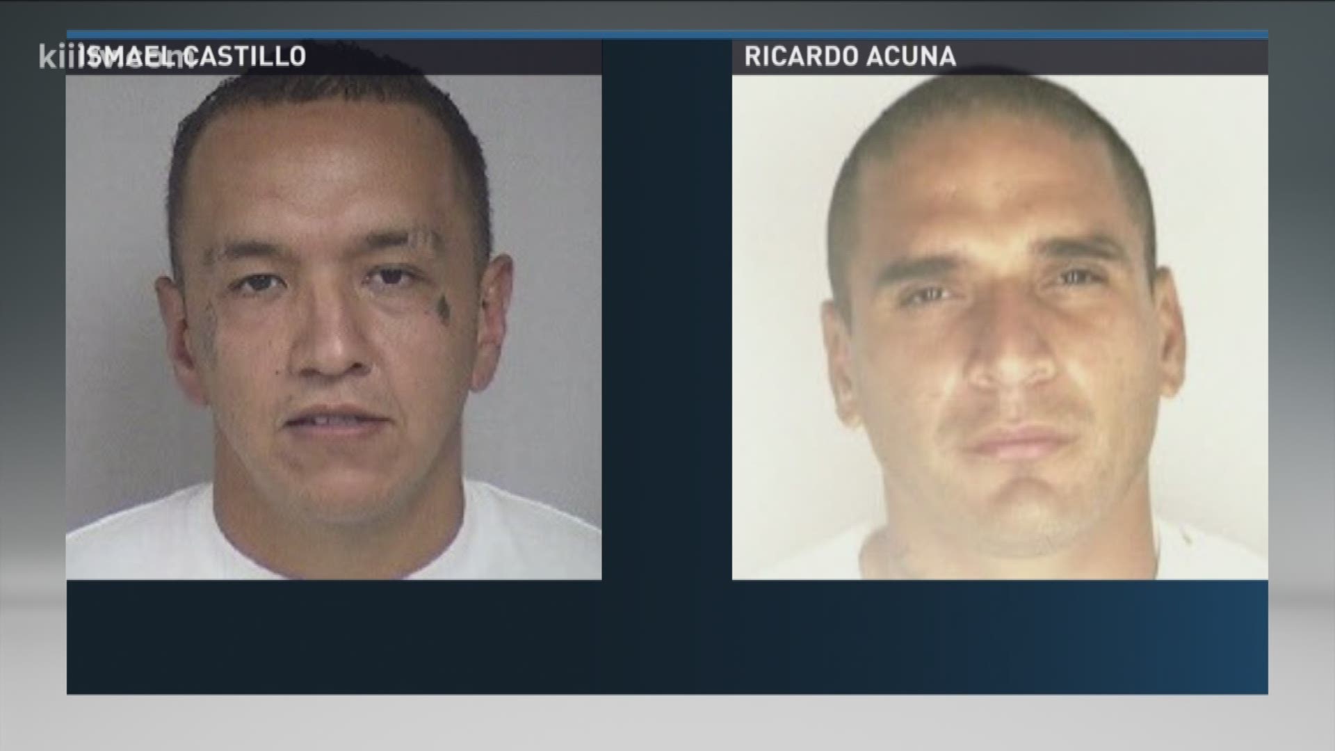 Police are looking for 31-year-old Ismael Castillo and 36-year-old Ricardo Acuno.